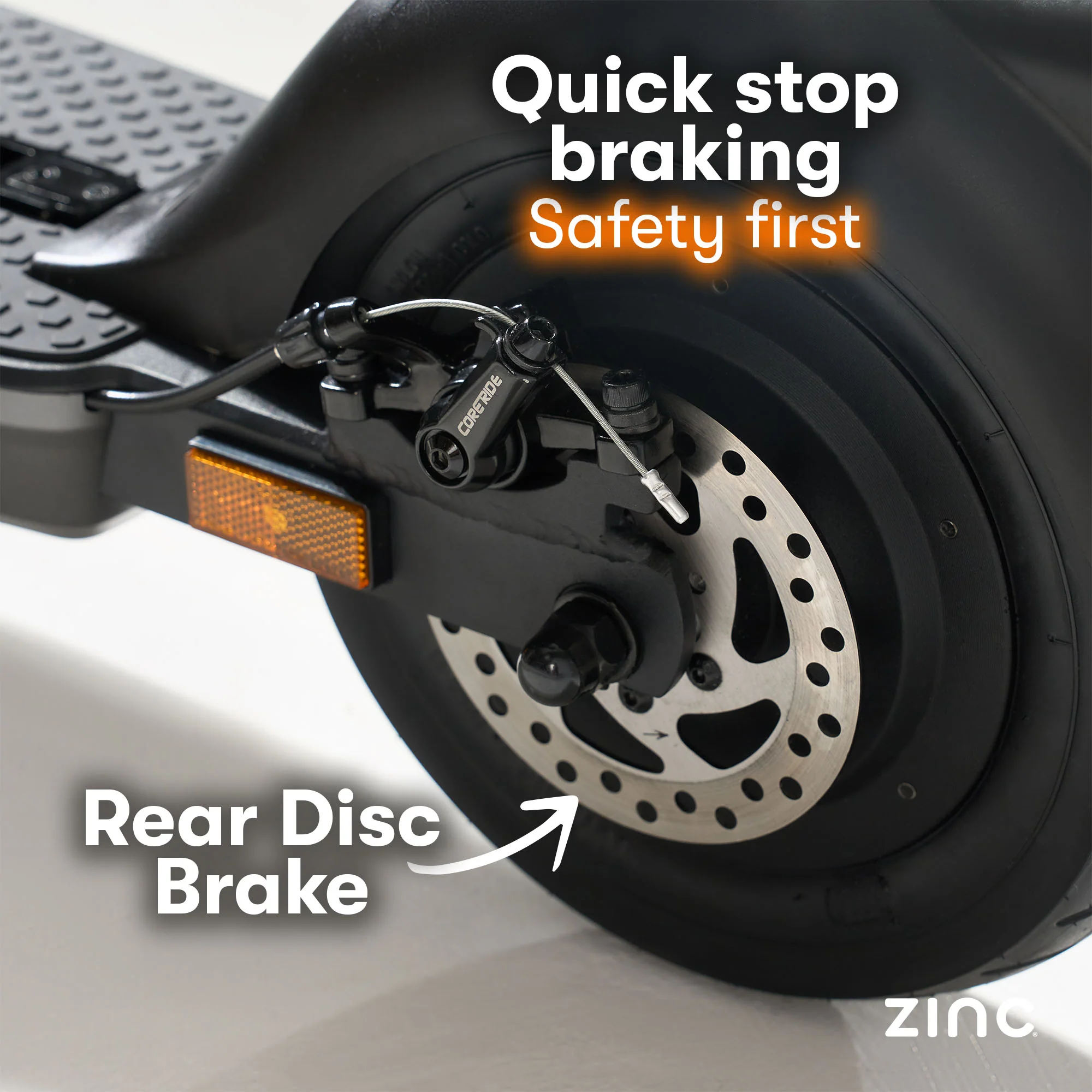 Zinc Velocity 2.0 500w Folding Electric Scooter with 10inch Wheels - Image 6