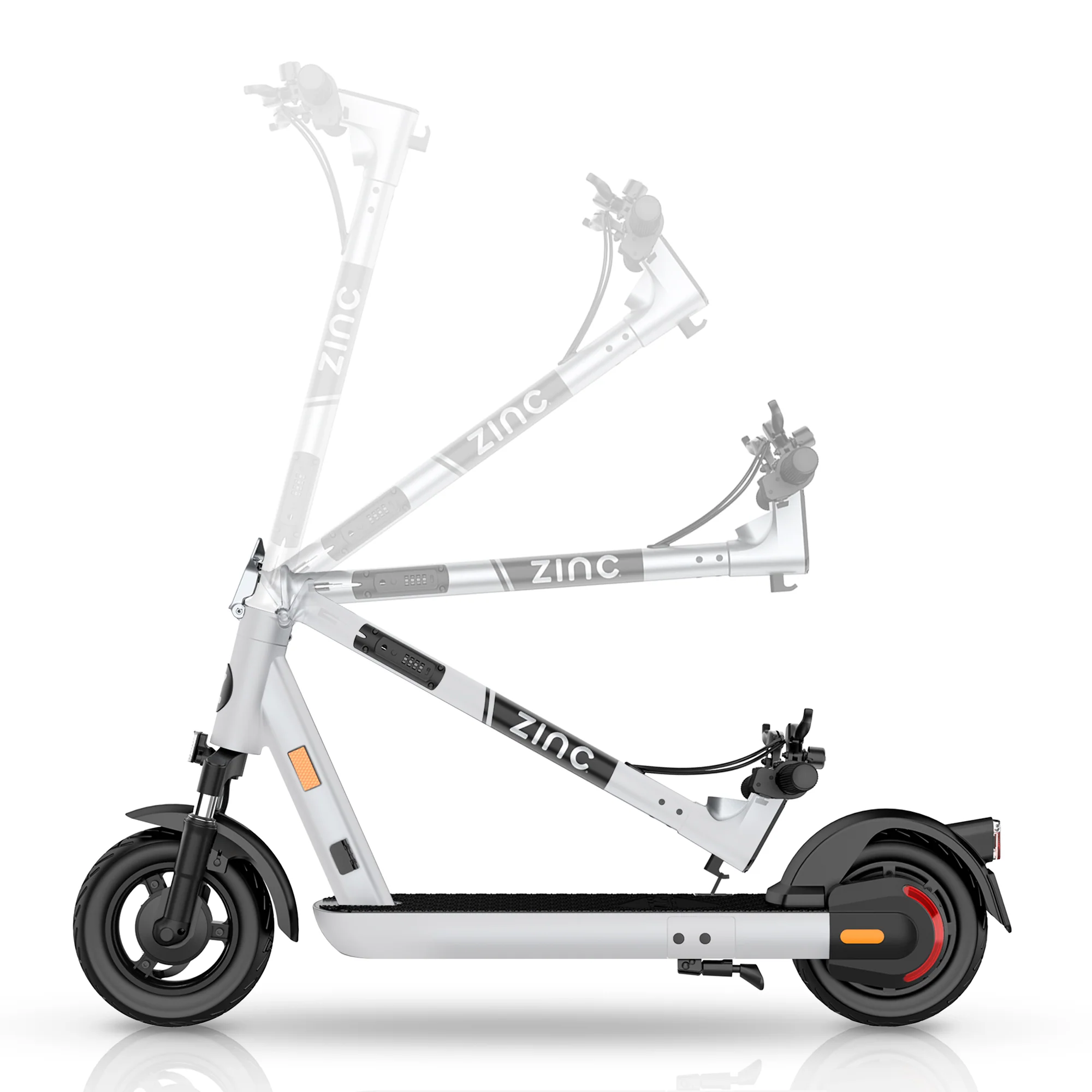 Zinc Velocity Plus 500w Folding Electric Scooter with 10inch Wheels - Image 9