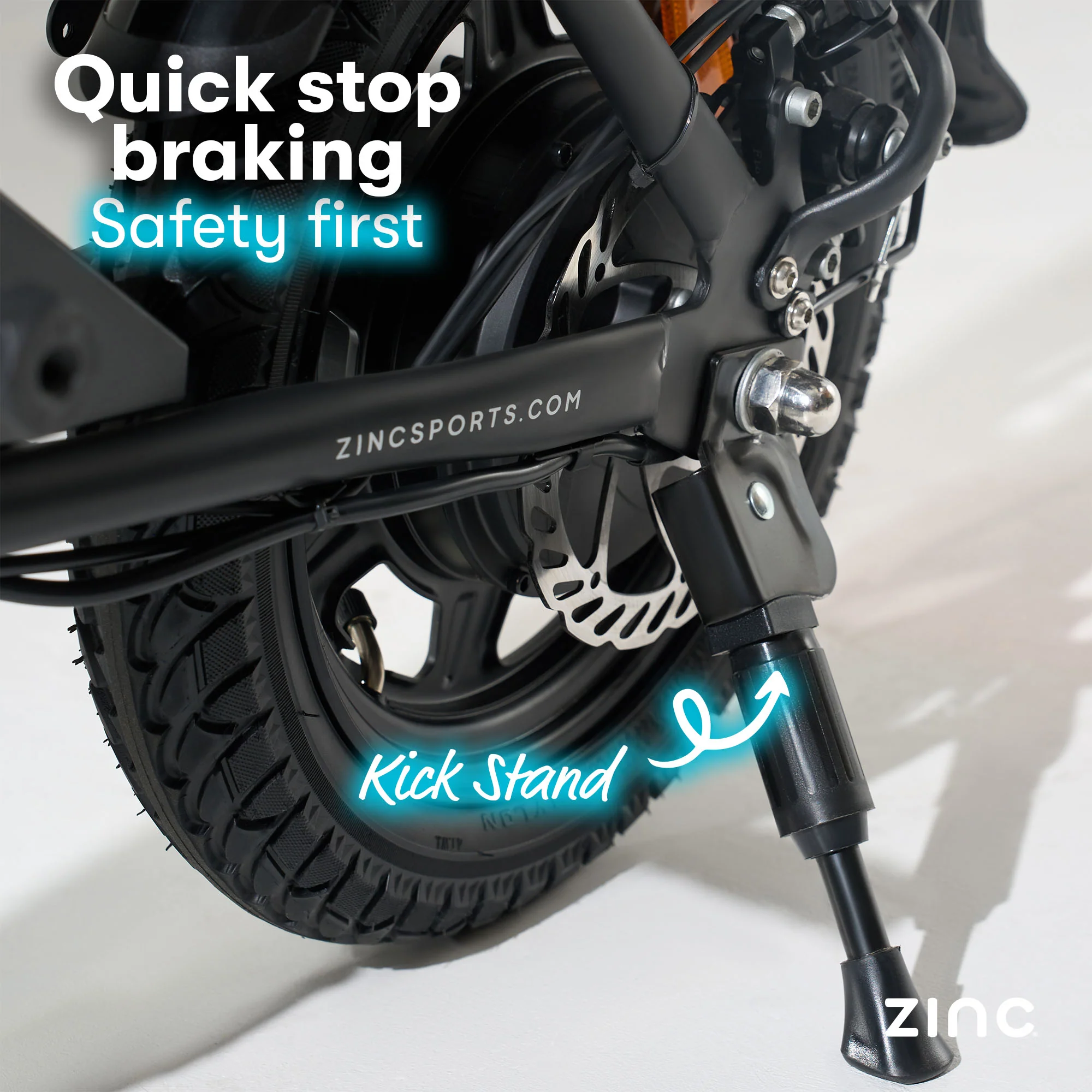 Zinc Formula E Venture Electric Seated Scooter - Image 6