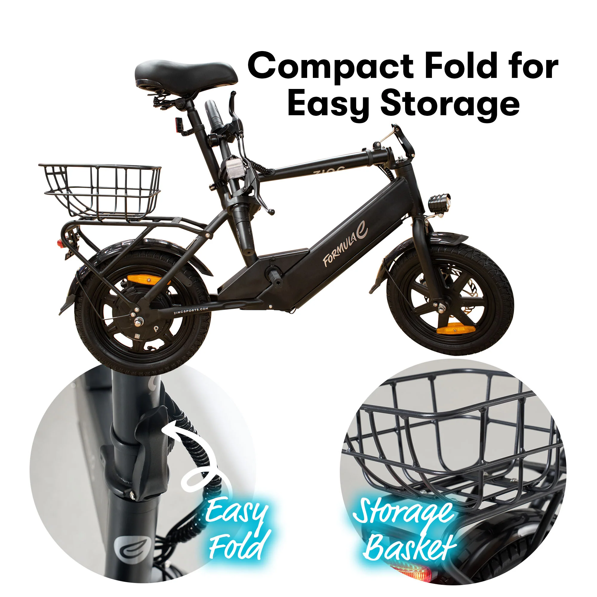 Zinc Formula E Venture Electric Seated Scooter - Image 8