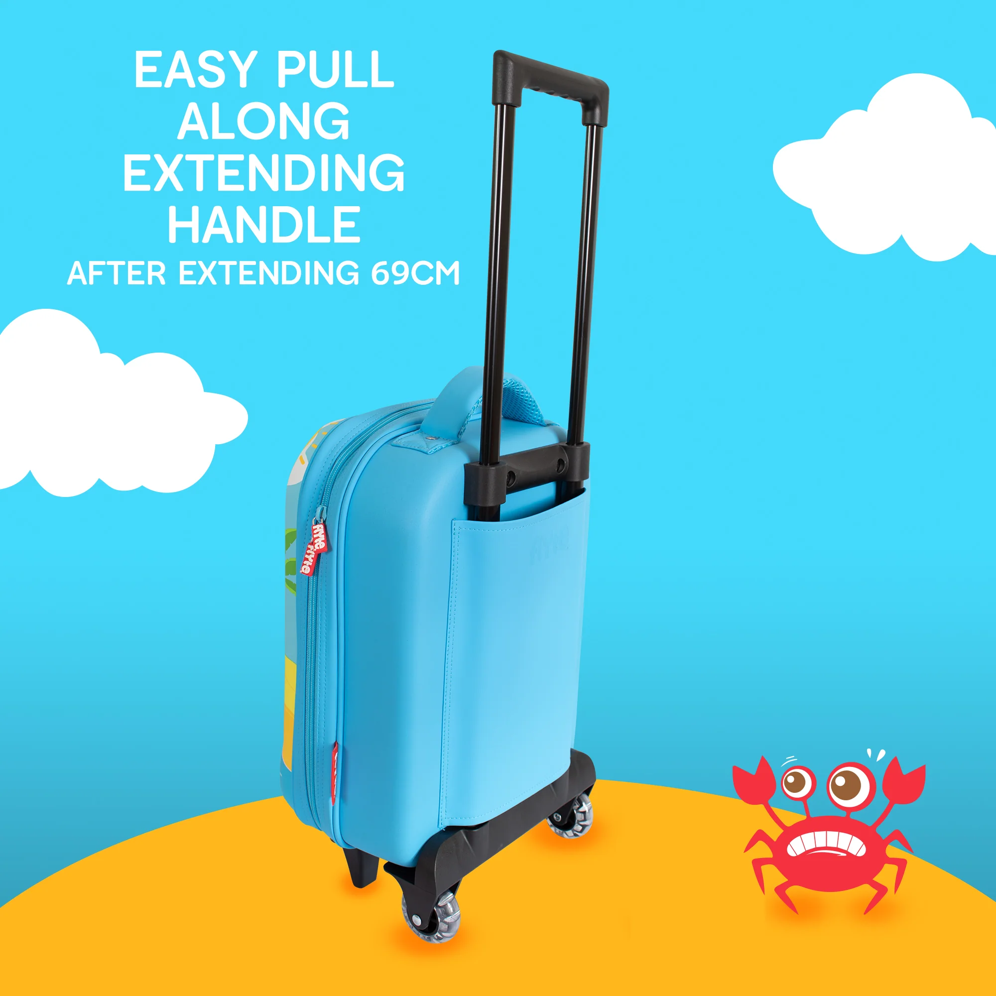 Flyte 2 Wheel 3D Hardtop Cabin Suitcase - Dinosaur - Image 8