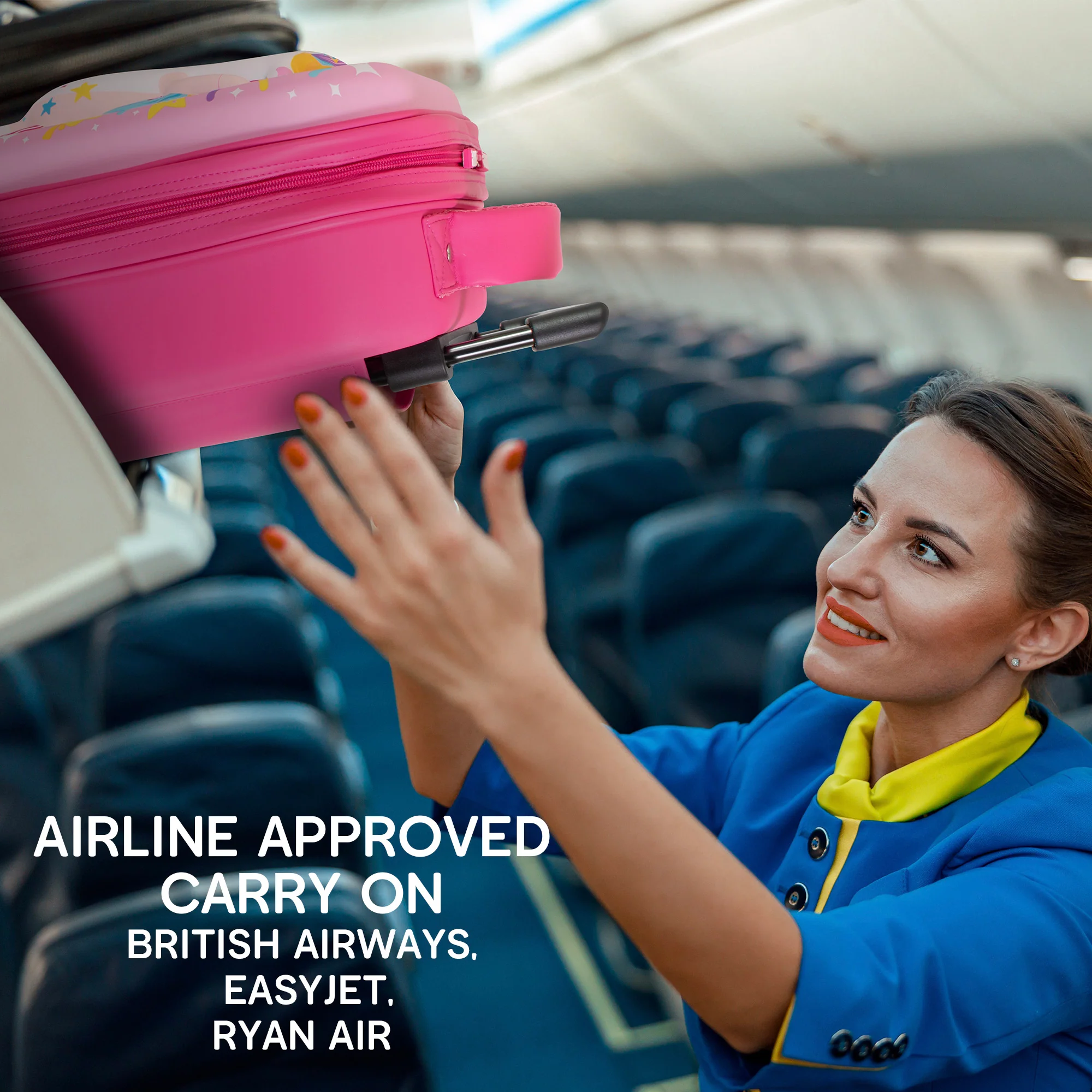 Flyte 2 Wheel 3D Hardtop Cabin Suitcase - Unicorn - Image 12