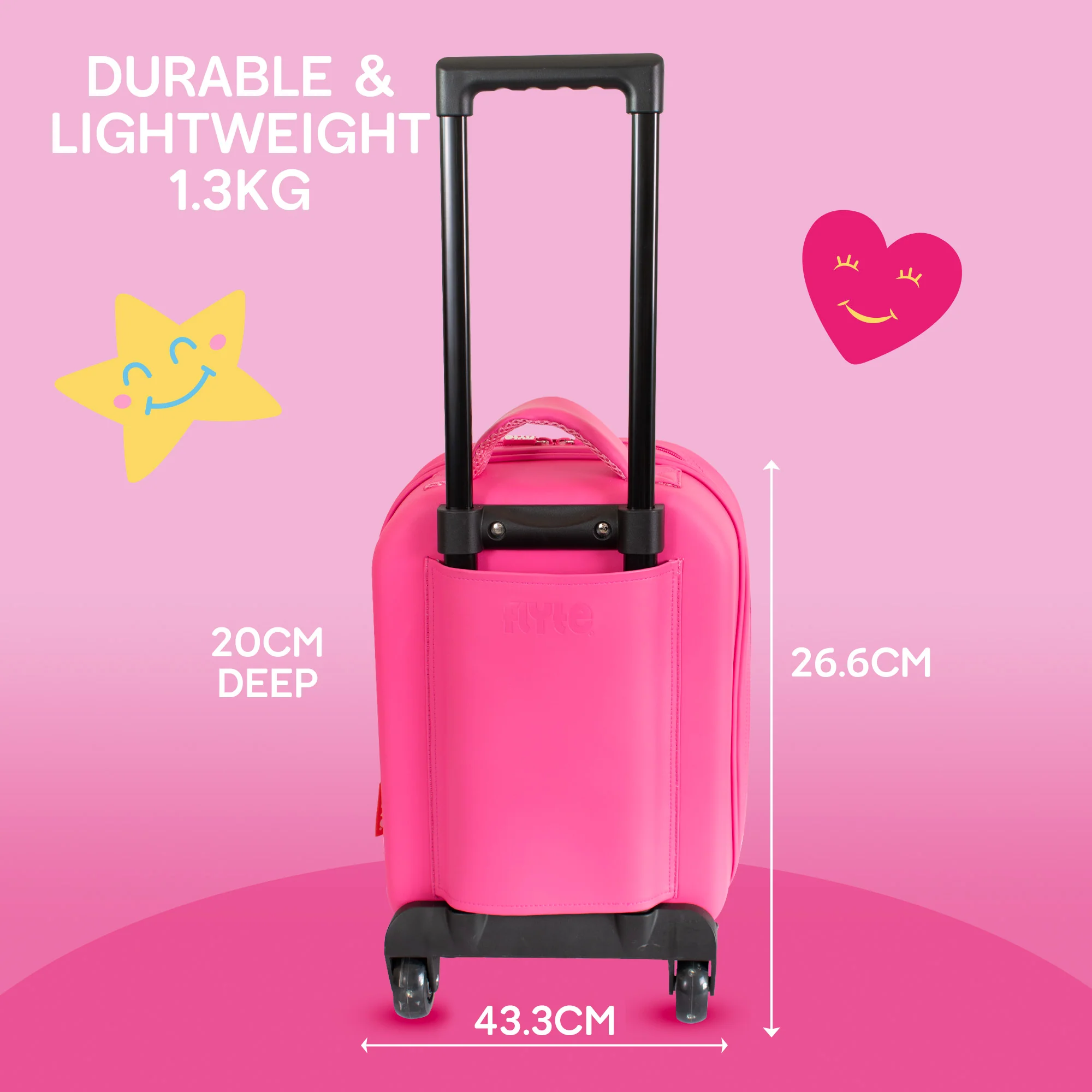 Flyte 2 Wheel 3D Hardtop Cabin Suitcase - Unicorn - Image 4