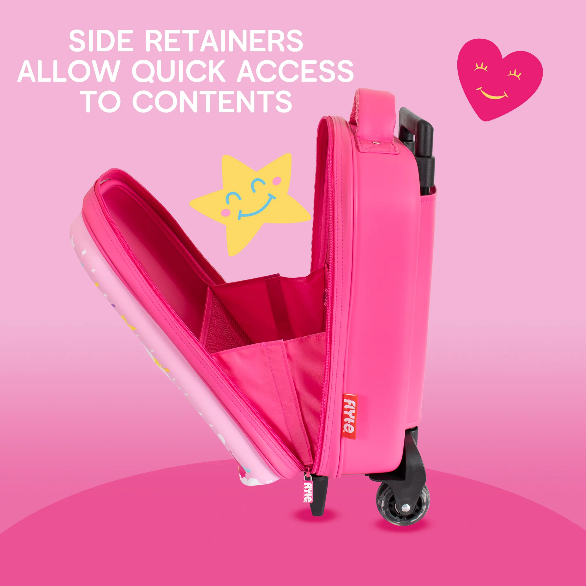 Flyte 2 Wheel 3D Hardtop Cabin Suitcase - Unicorn - Image 8