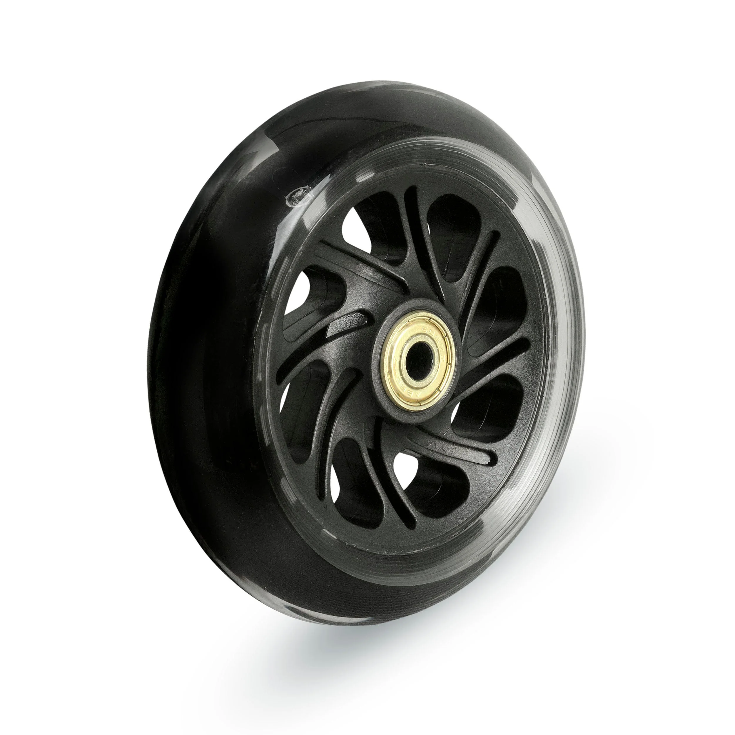 ZINC THREE WHEELED FOLDING LIGHT UP T-MOTION SCOOTER FRONT WHEEL