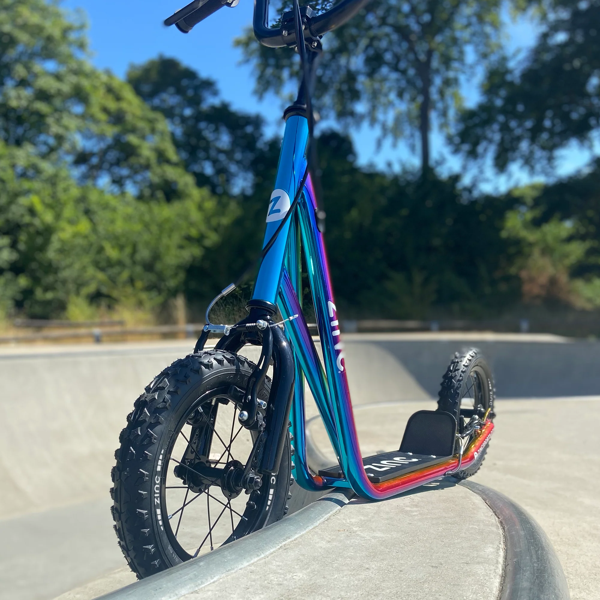 Zinc 12 Inch BMX Scooter Neochrome Multi-colour - Image 10