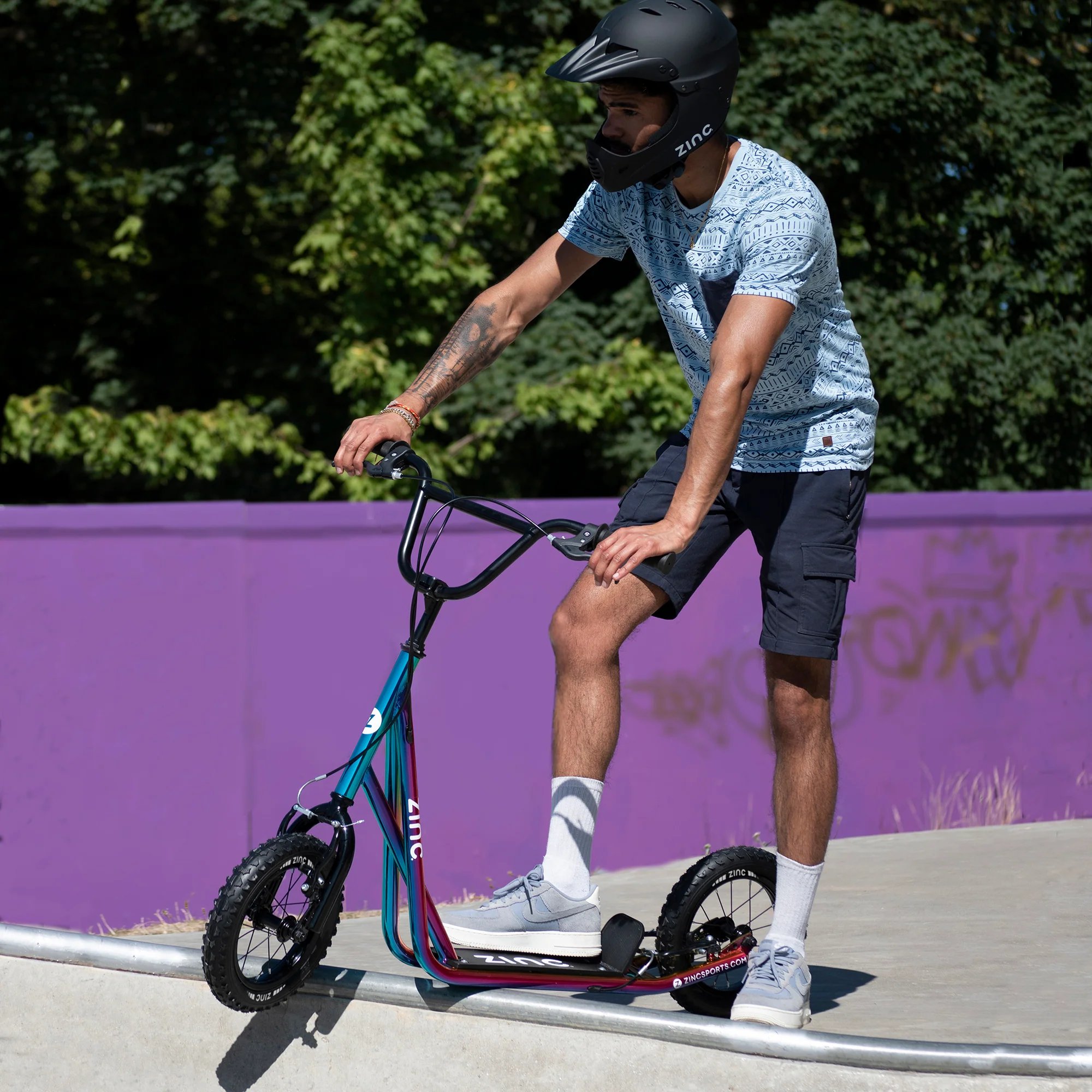 Zinc 12 Inch BMX Scooter Neochrome Multi-colour - Image 13