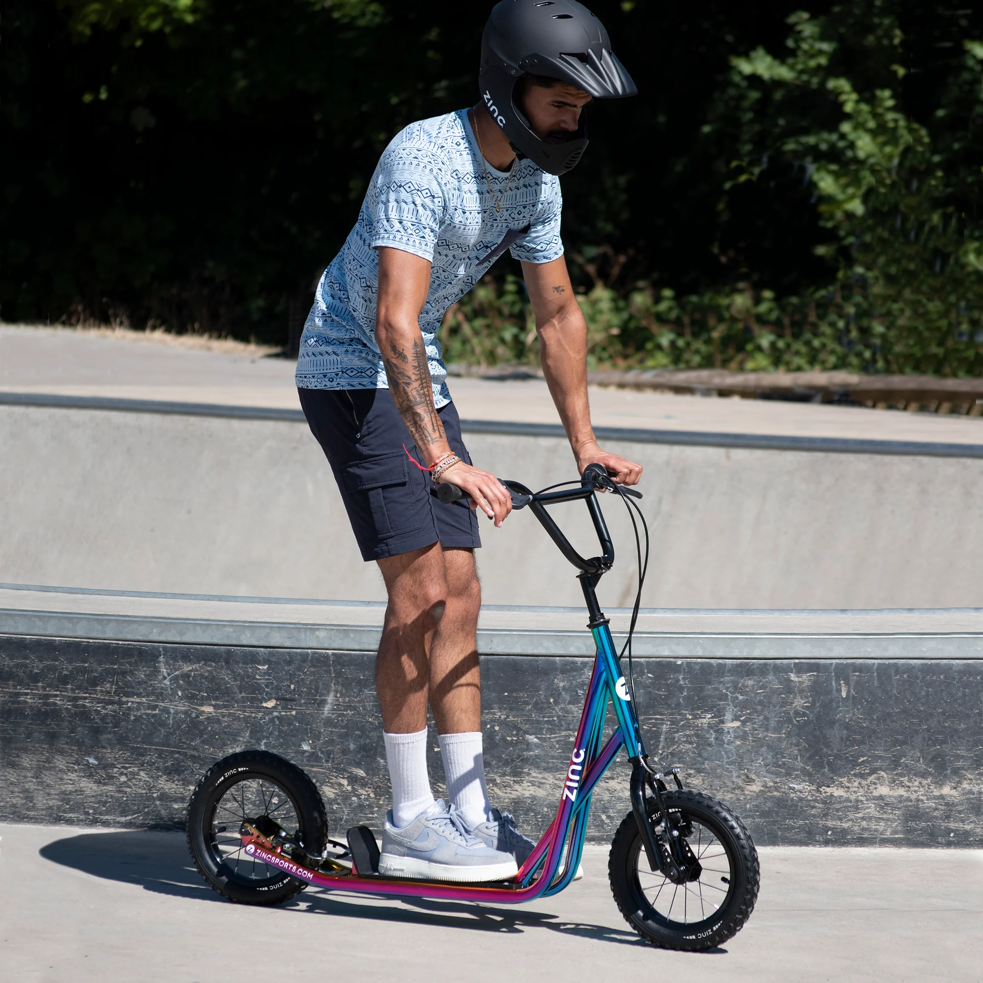 Zinc 12 Inch BMX Scooter Neochrome Multi-colour - Image 15