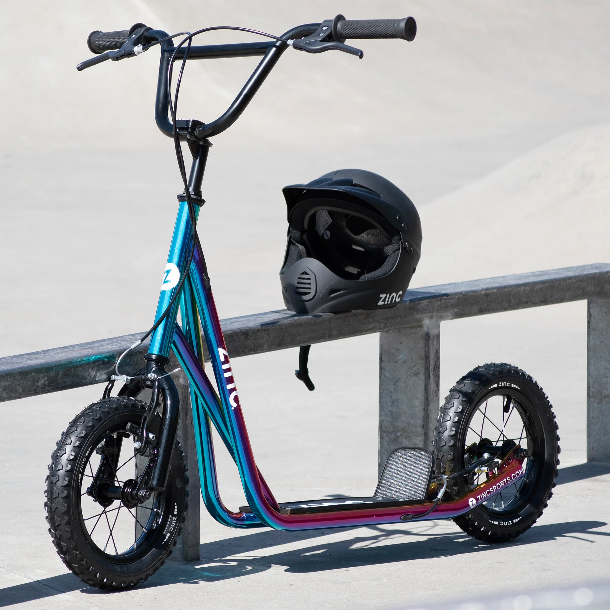 Zinc 12 Inch BMX Scooter Neochrome Multi-colour - Image 5