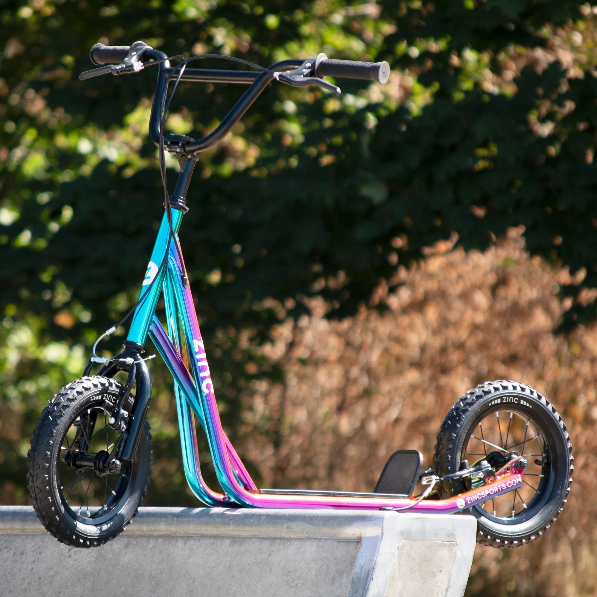 Zinc 12 Inch BMX Scooter Neochrome Multi-colour - Image 6