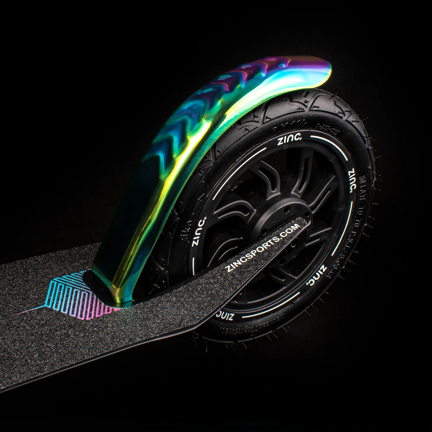 Zinc Big Wheeled Folding Flair Tyre Scooter - Image 7
