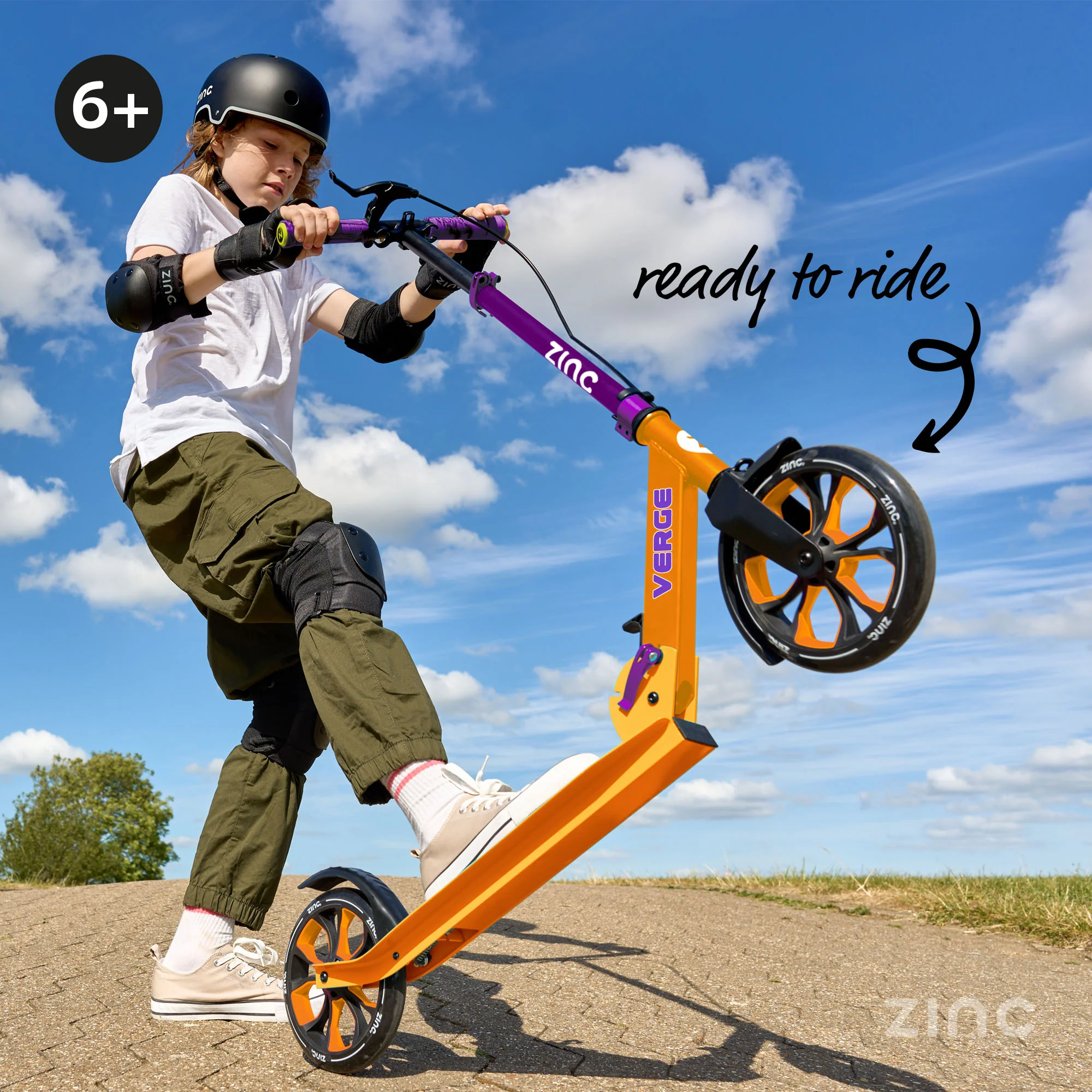 Zinc Big Wheel Folding Verge Pro Scooter - Image 14
