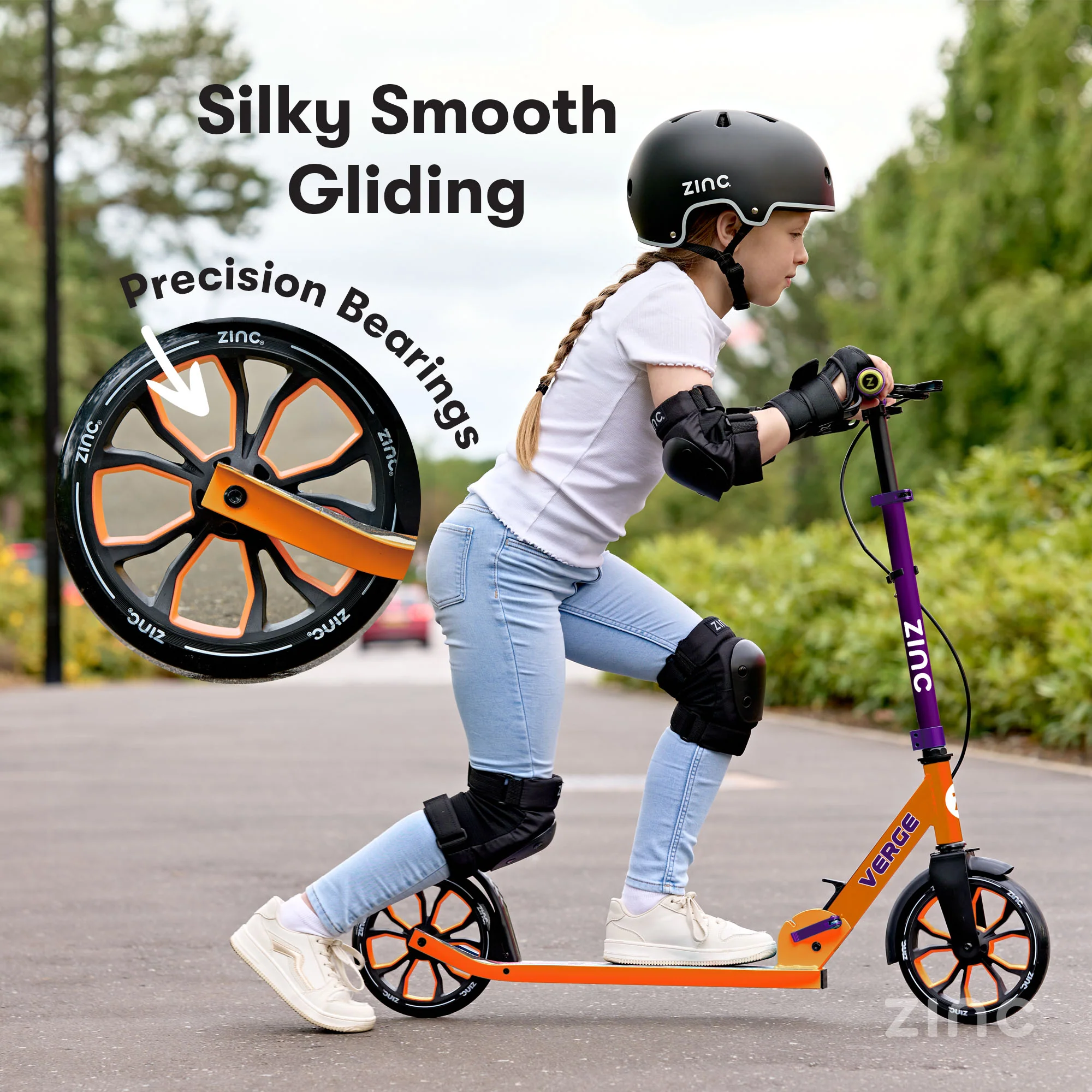 Zinc Big Wheel Folding Verge Pro Scooter - Image 21