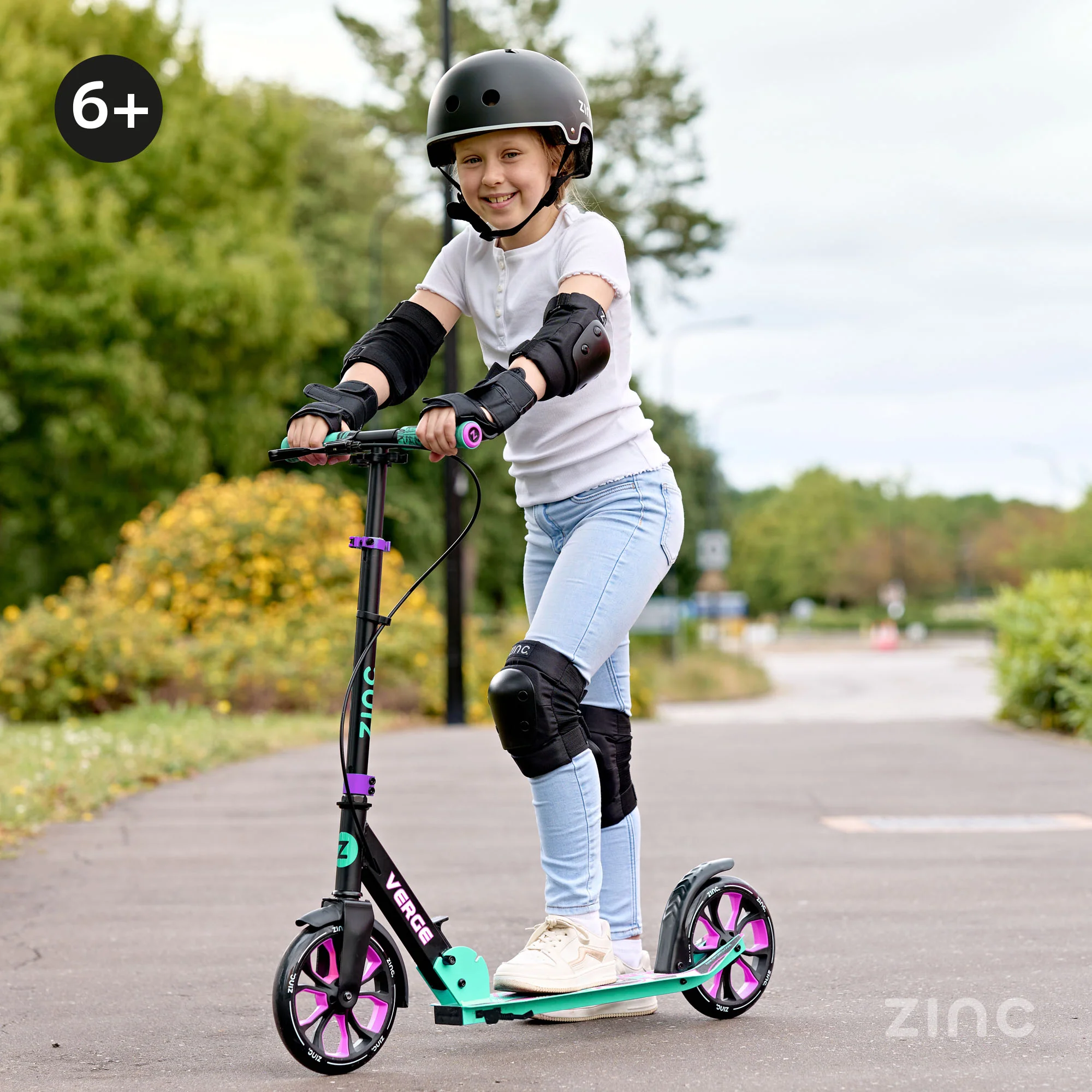 Zinc Big Wheel Folding Verge Pro Scooter - Image 5