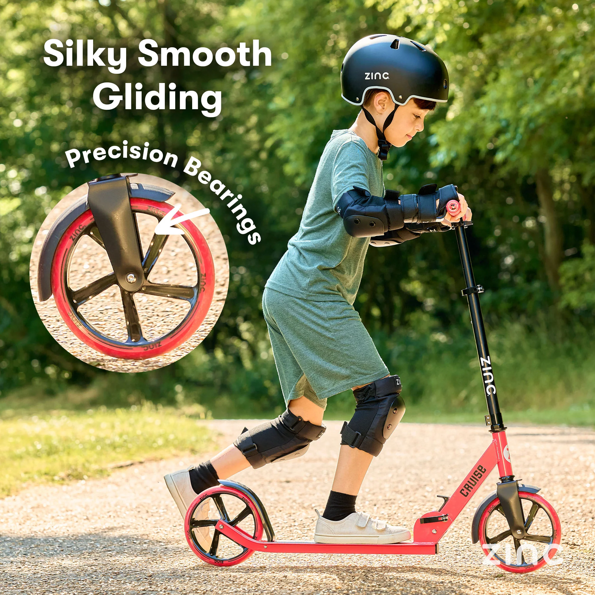 Zinc Cruise Big Wheel Folding Scooter - Image 21