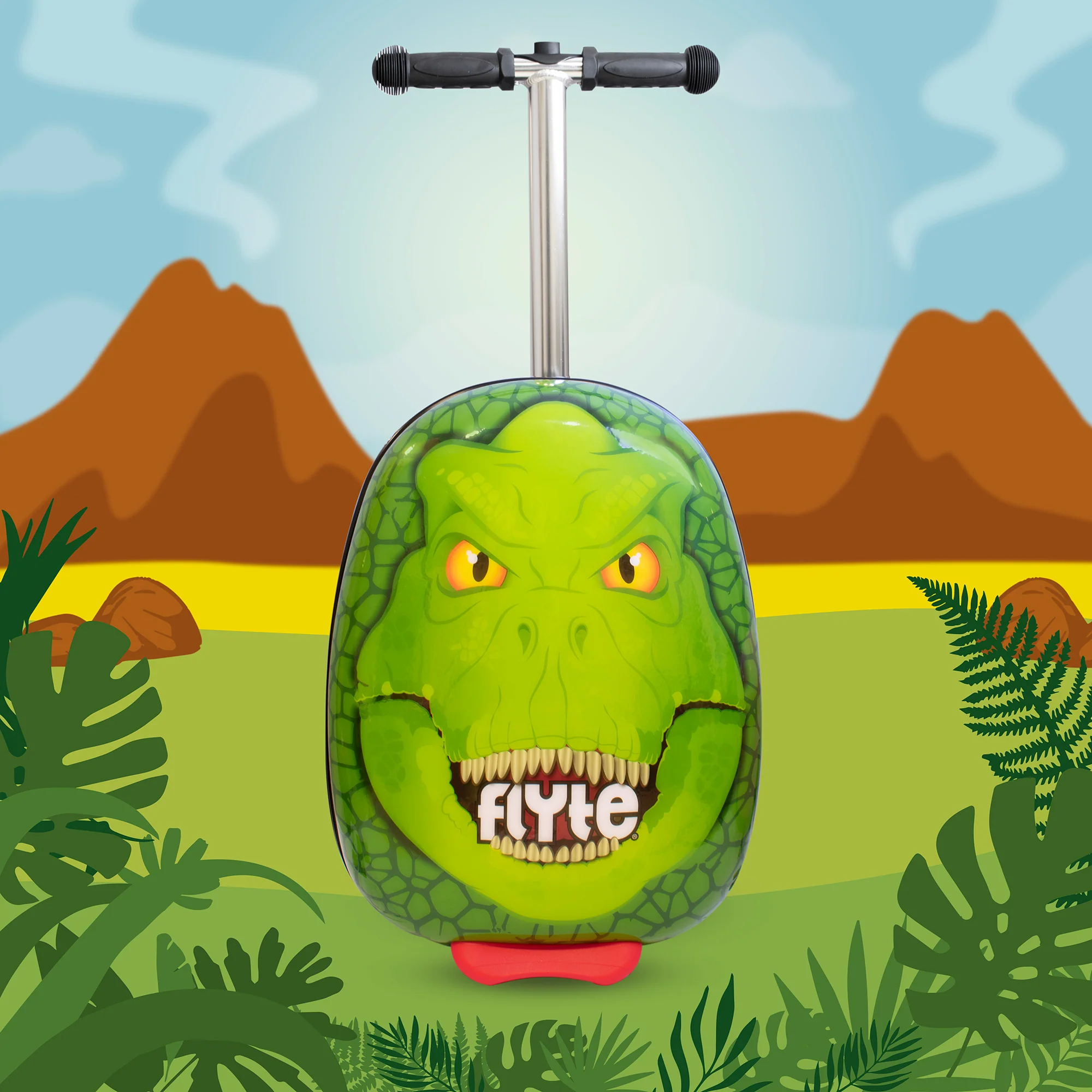 Flyte Midi 18 Inch Darwin the Dino Scooter Suitcase - Image 4