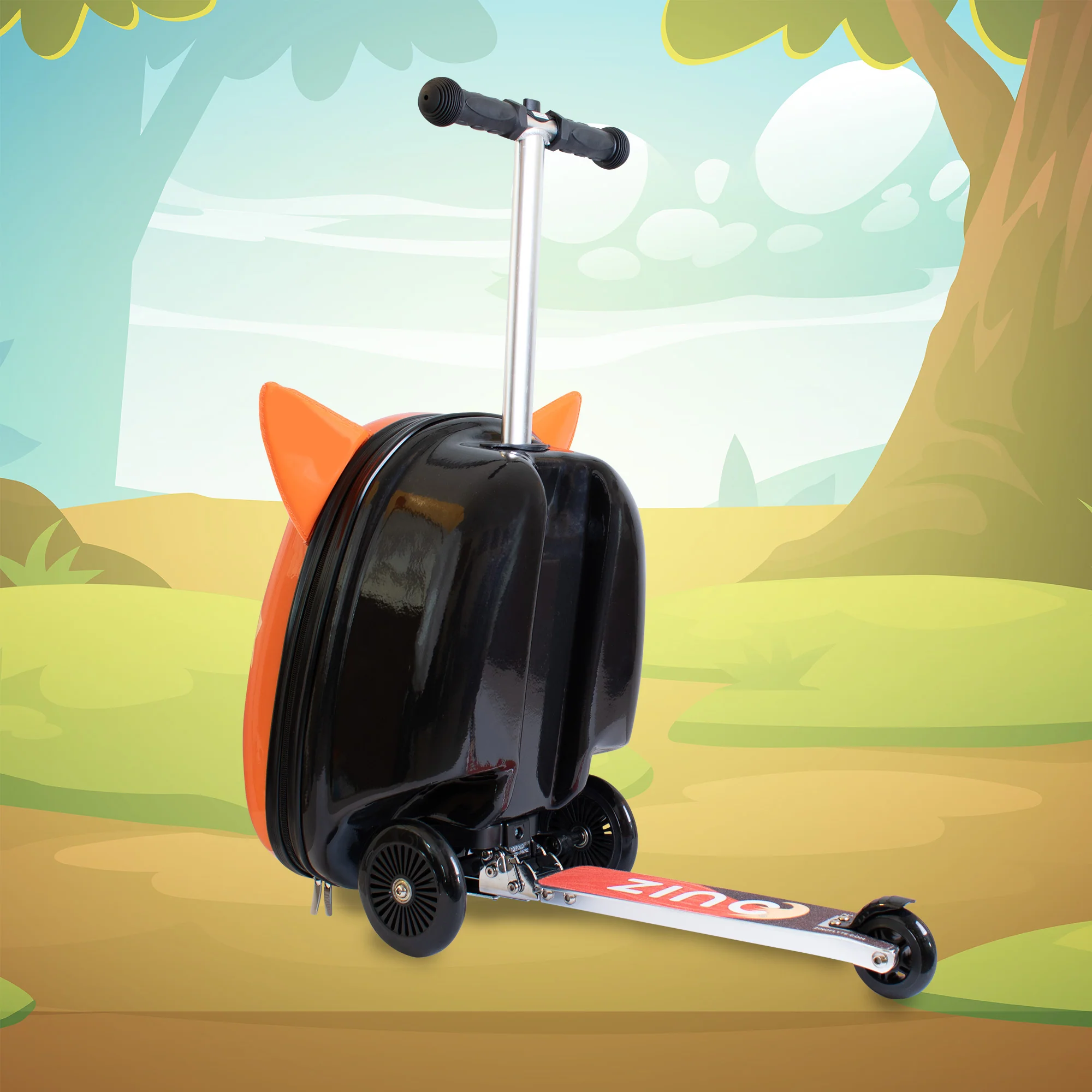 Flyte Midi 18 Inch Frazer the Fox Scooter Suitcase - Image 10