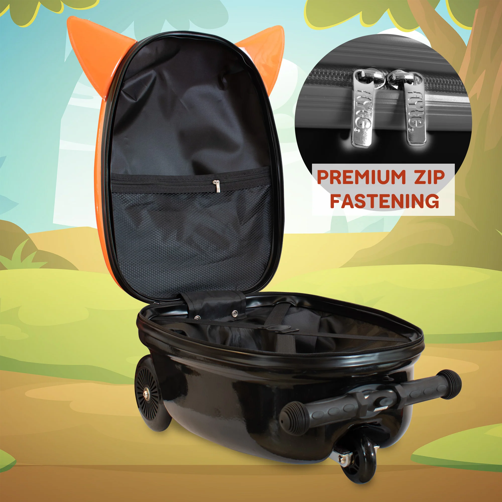 Flyte Midi 18 Inch Frazer the Fox Scooter Suitcase - Image 6