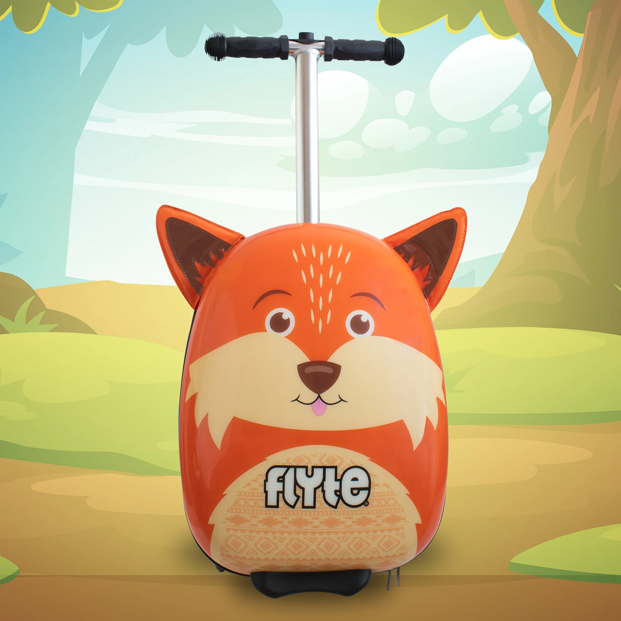 Flyte Midi 18 Inch Frazer the Fox Scooter Suitcase - Image 9