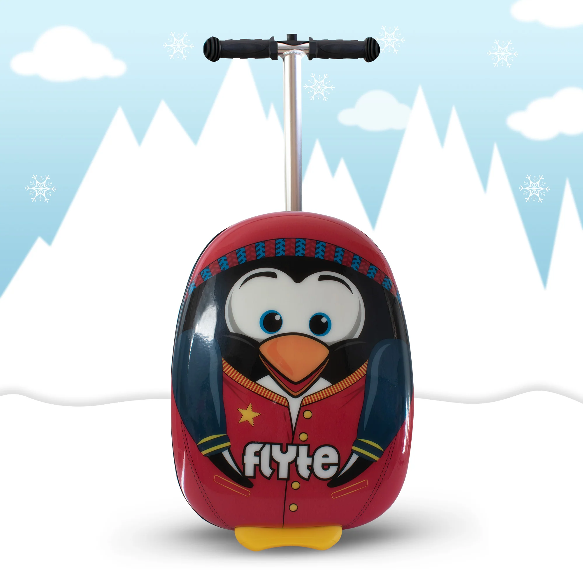 Flyte Midi 18 Inch Perry the Penguin Scooter Suitcase - Image 4