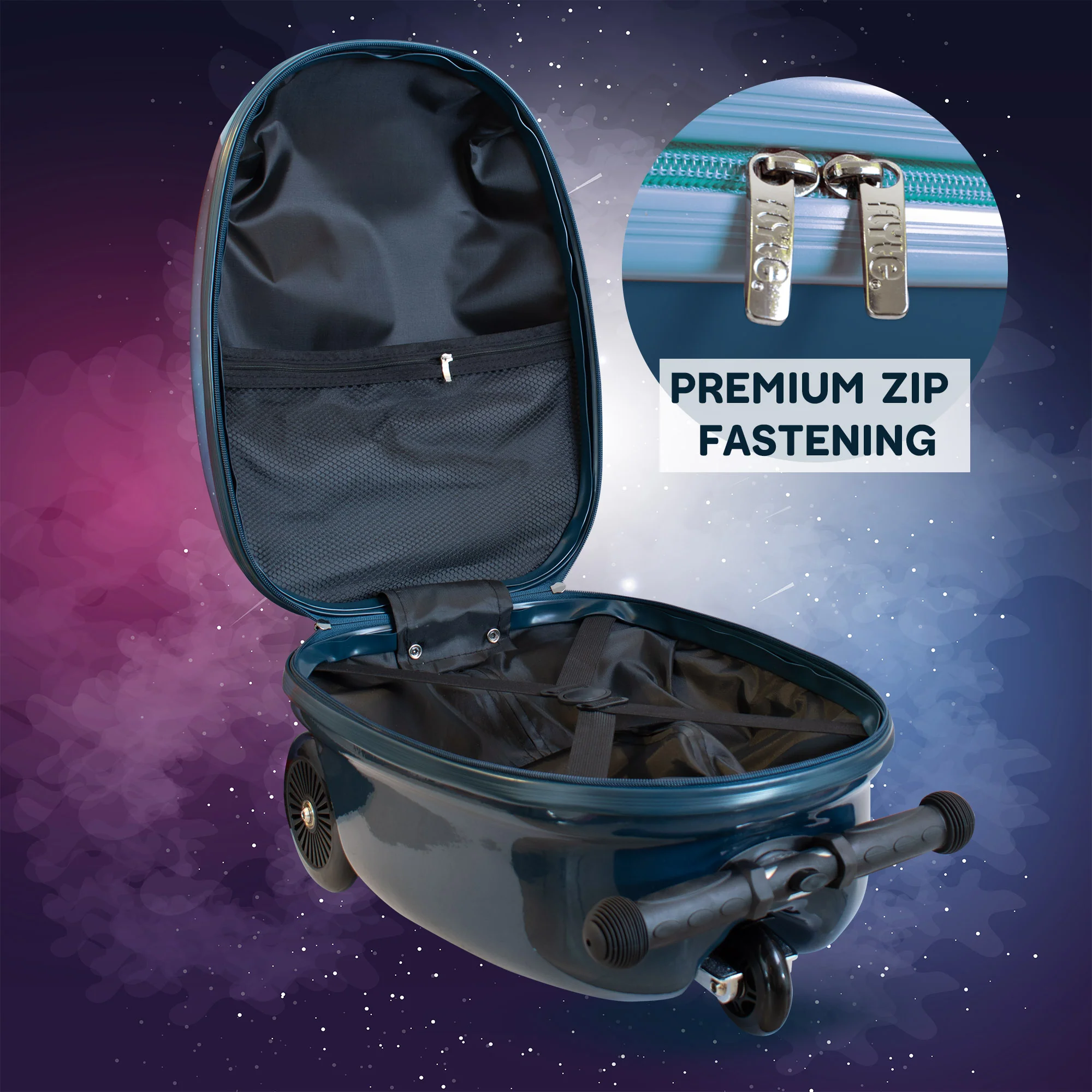Flyte Midi 18 Inch Sammie the Spaceman Scooter Suitcase - Image 6