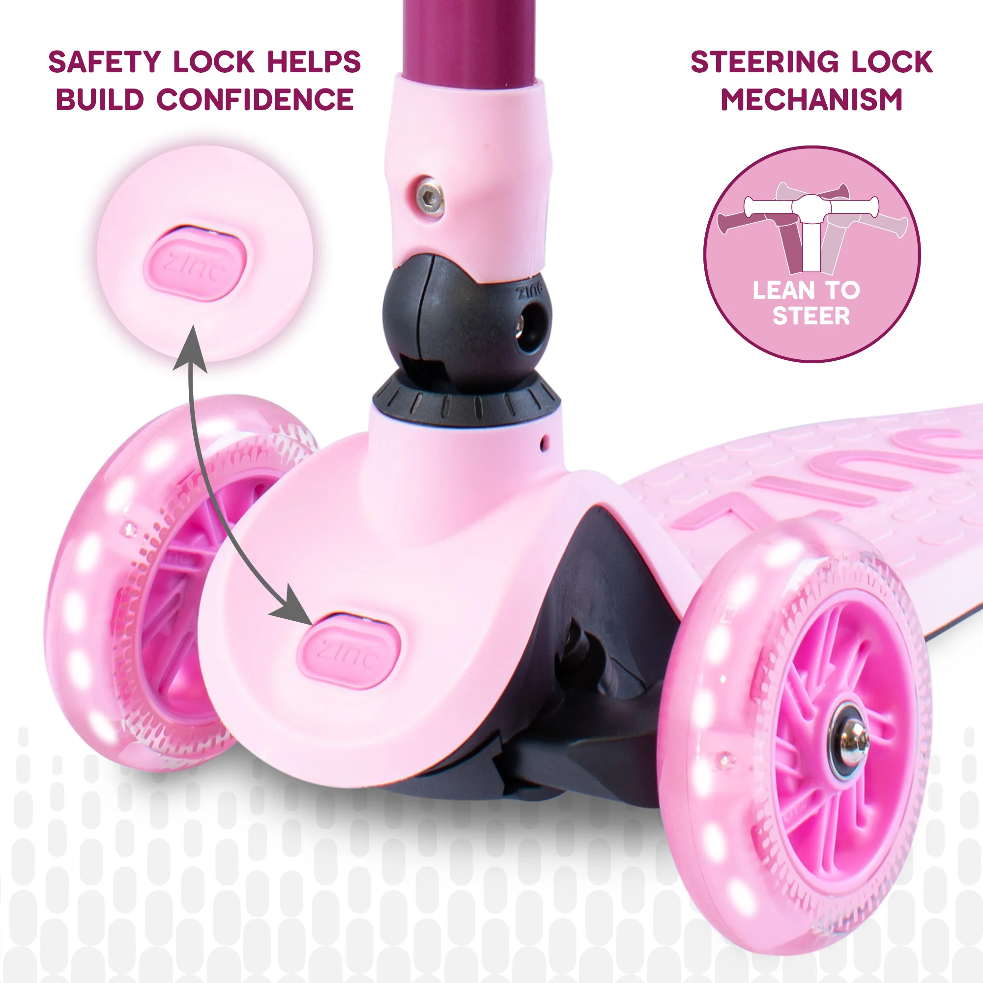 Zinc Flyte Three Wheeled Folding Scooter - Image 10