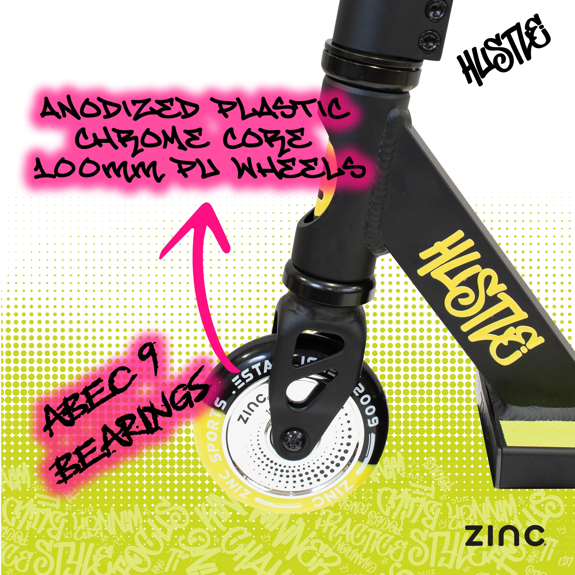 Zinc Hustle Stunt Scooter - Image 3