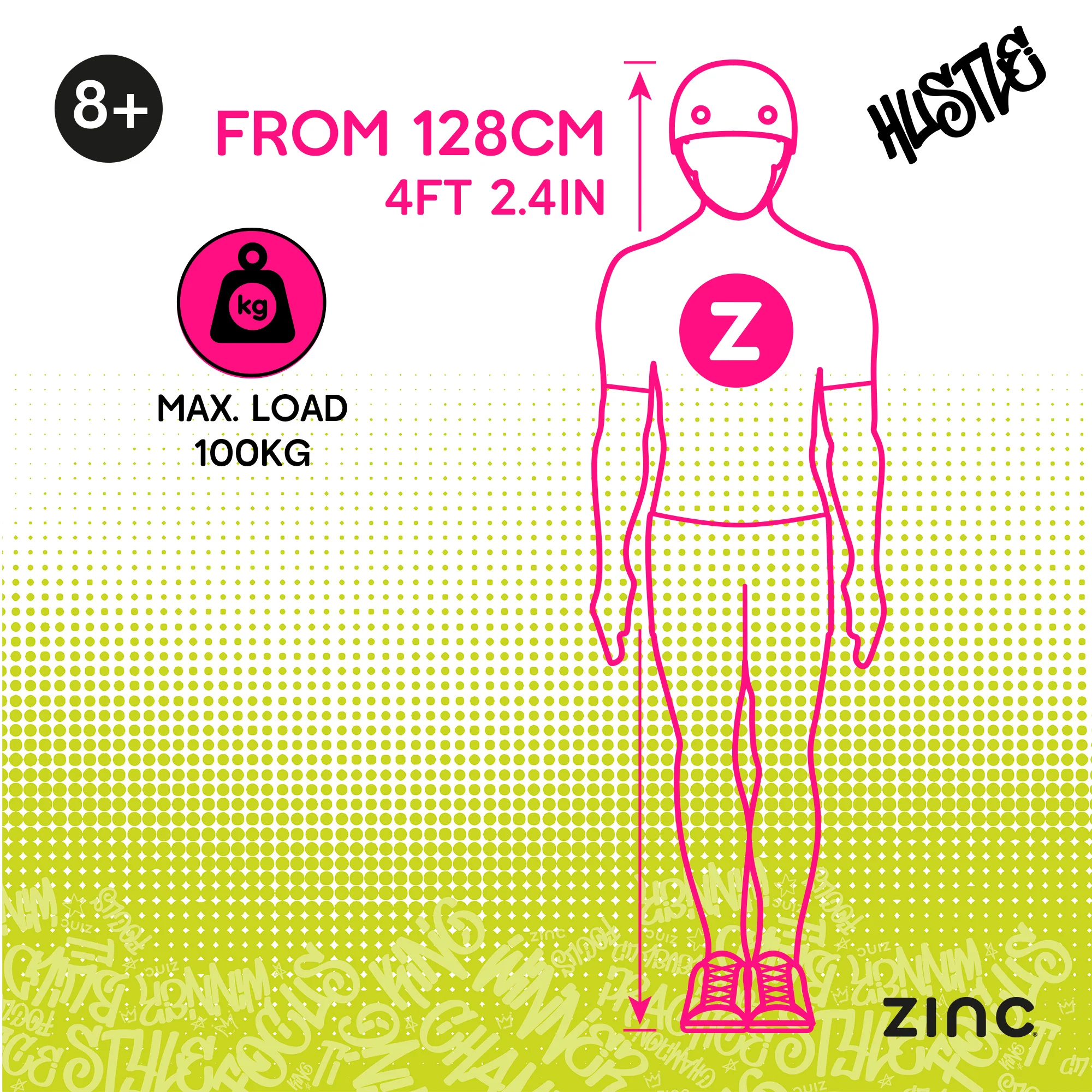 Zinc Hustle Stunt Scooter - Image 8