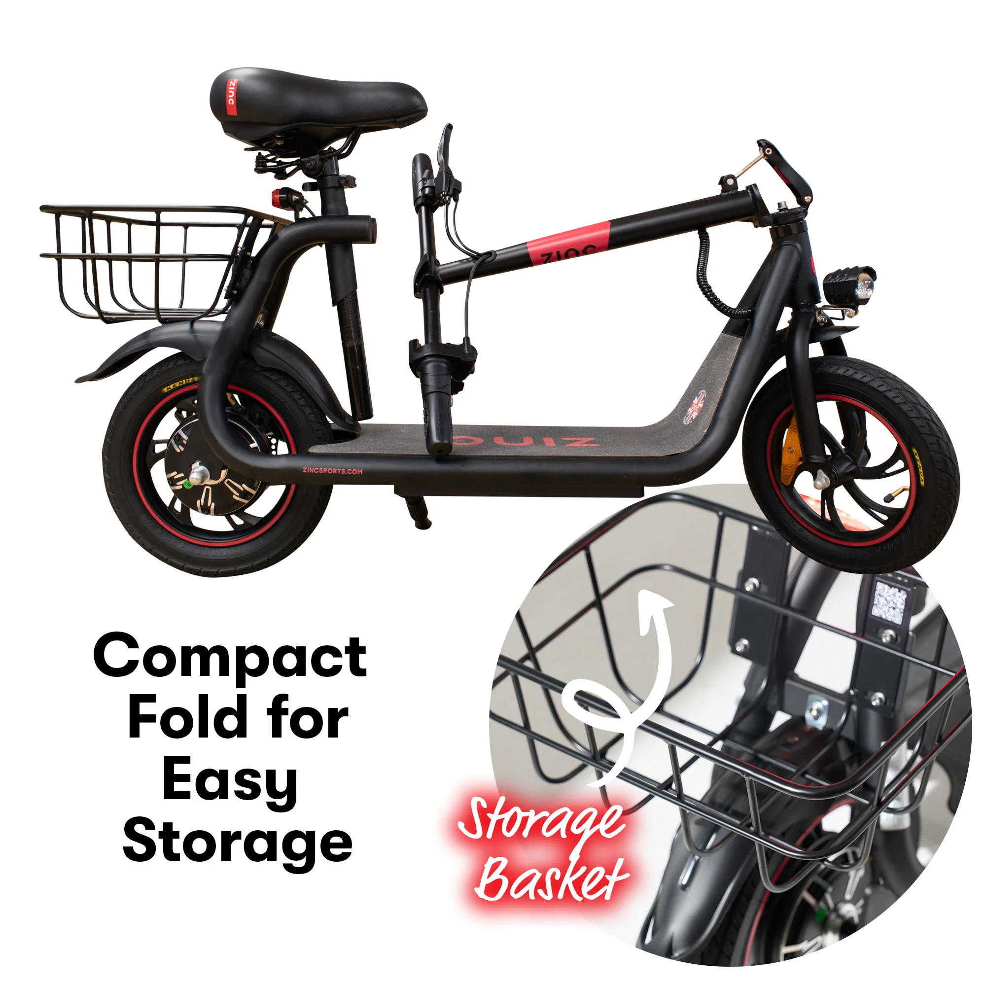 Zinc Liberty 350W Seated Electric Scooter - Image 8