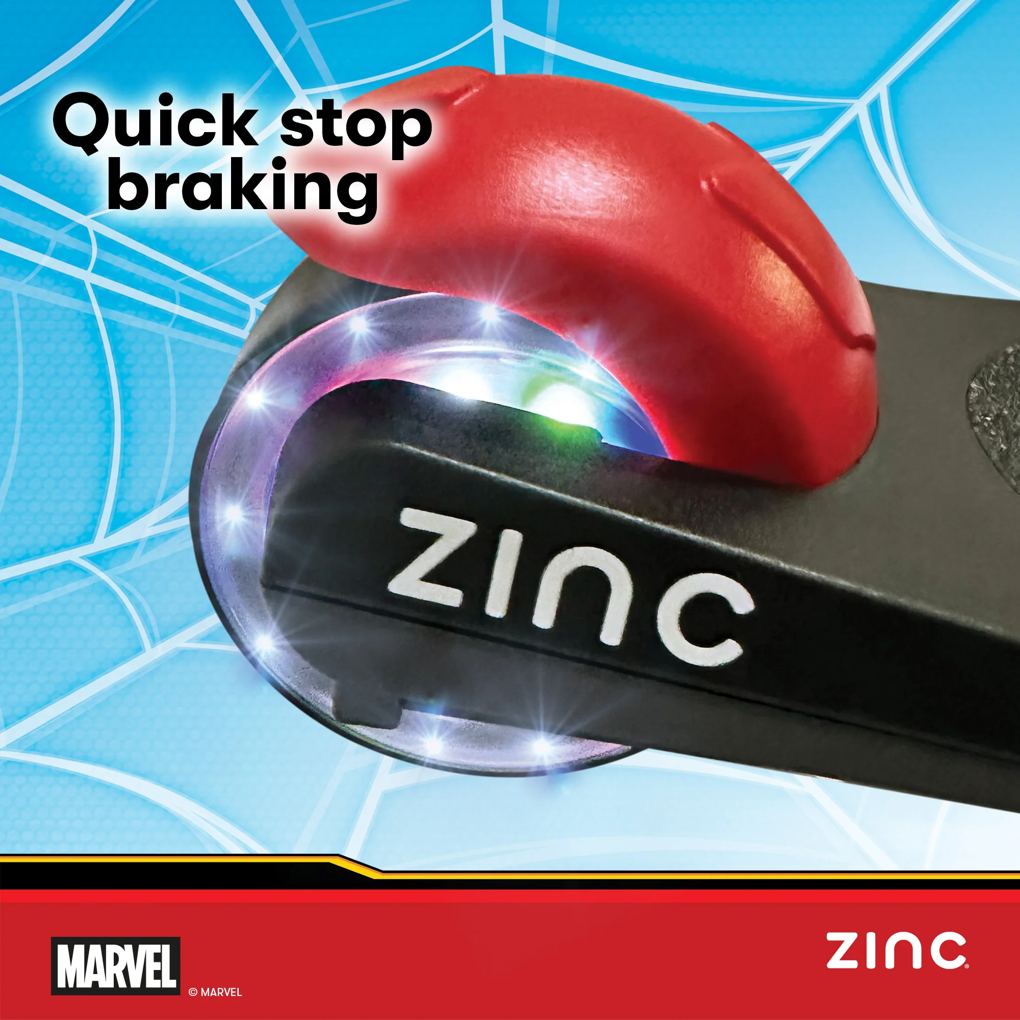 Zinc Marvel Spiderman Kids Electric Scooter - Image 6