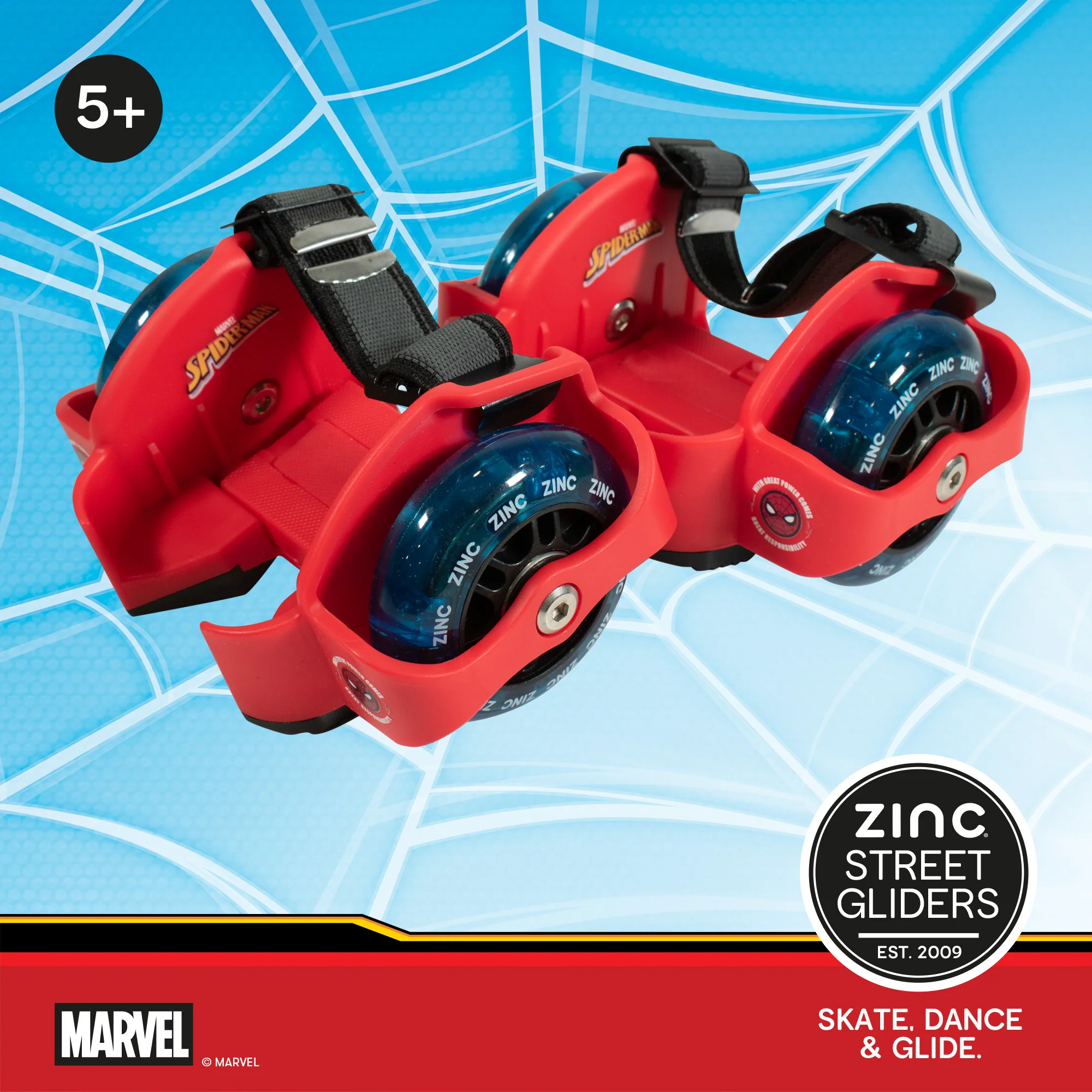 Zinc Marvel Spiderman Street Gliders - Image 18