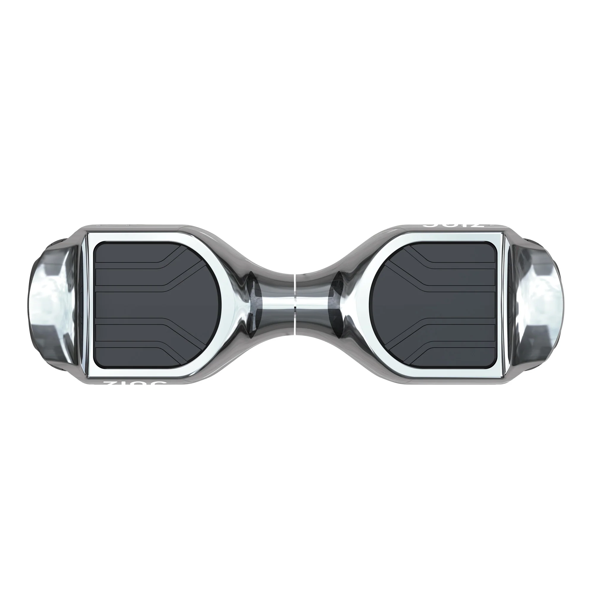 Zinc Megastar Self Balancing Chrome Hoverboard with bluetooth speaker, multi coloured LED lights and 6.3 Inch wheels - Image 16