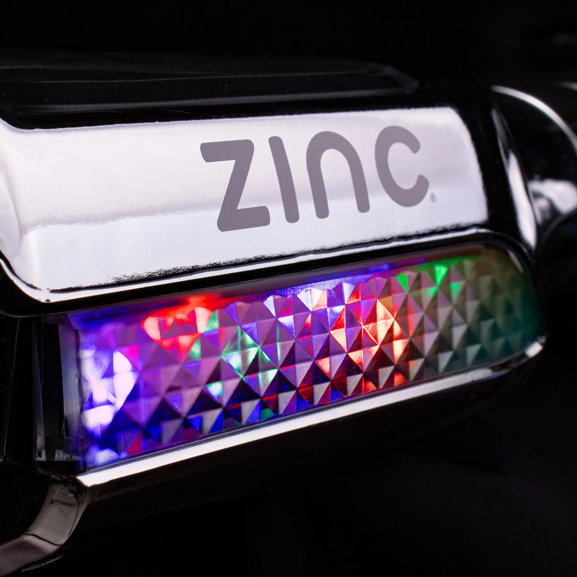 Zinc Megastar Self Balancing Chrome Hoverboard with bluetooth speaker, multi coloured LED lights and 6.3 Inch wheels - Image 8