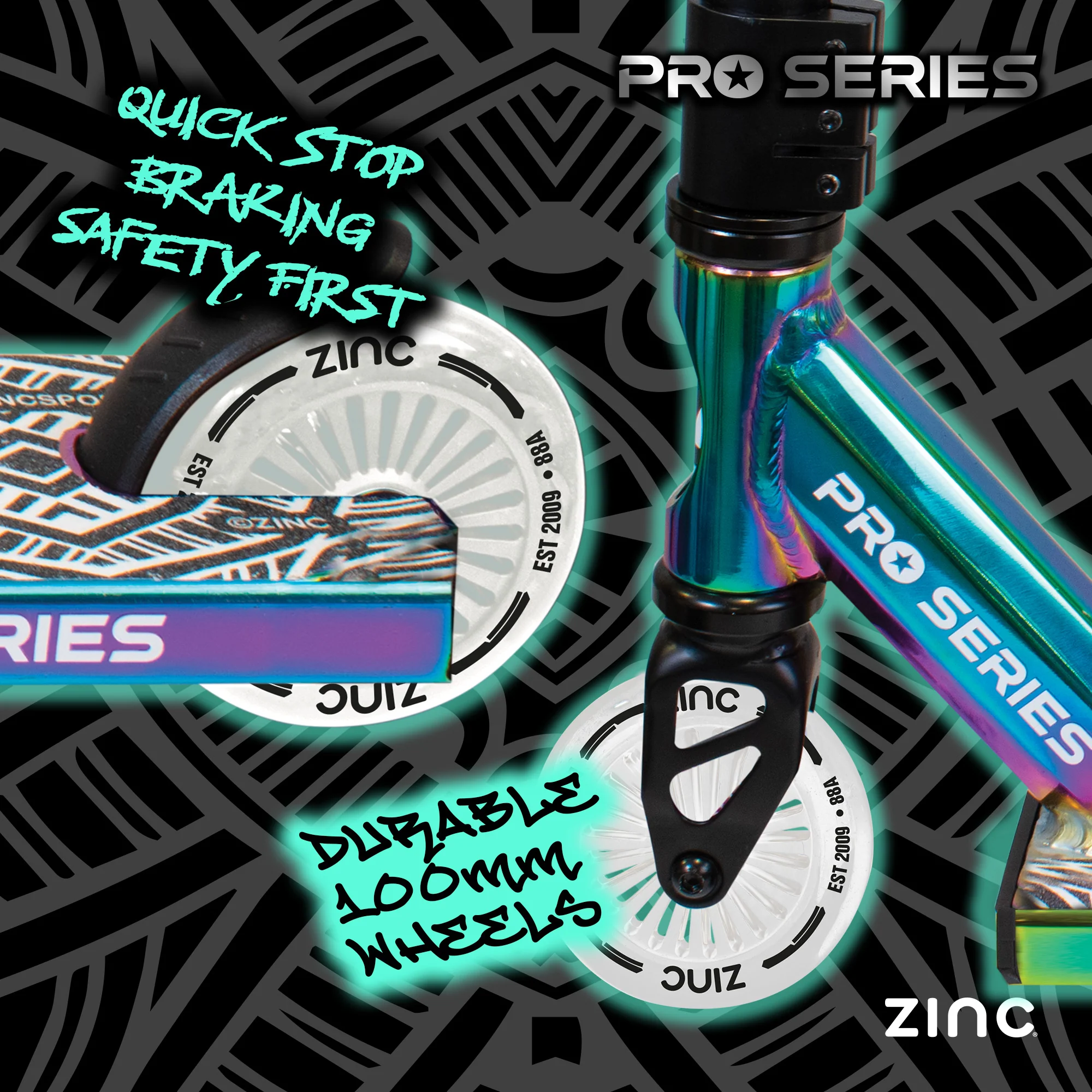 Zinc Nasty Stunt Scooter - Image 4