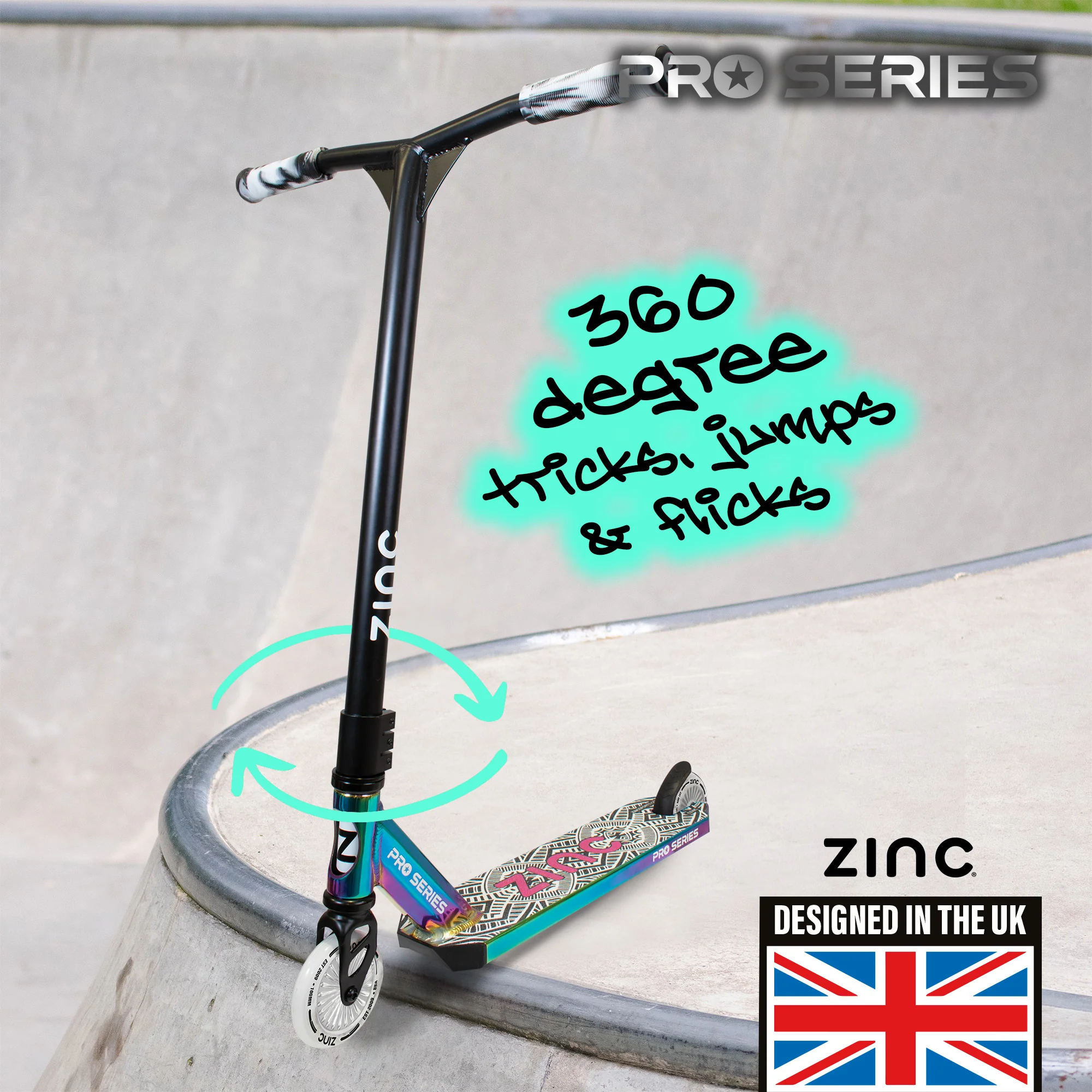 Zinc Nasty Stunt Scooter - Image 6