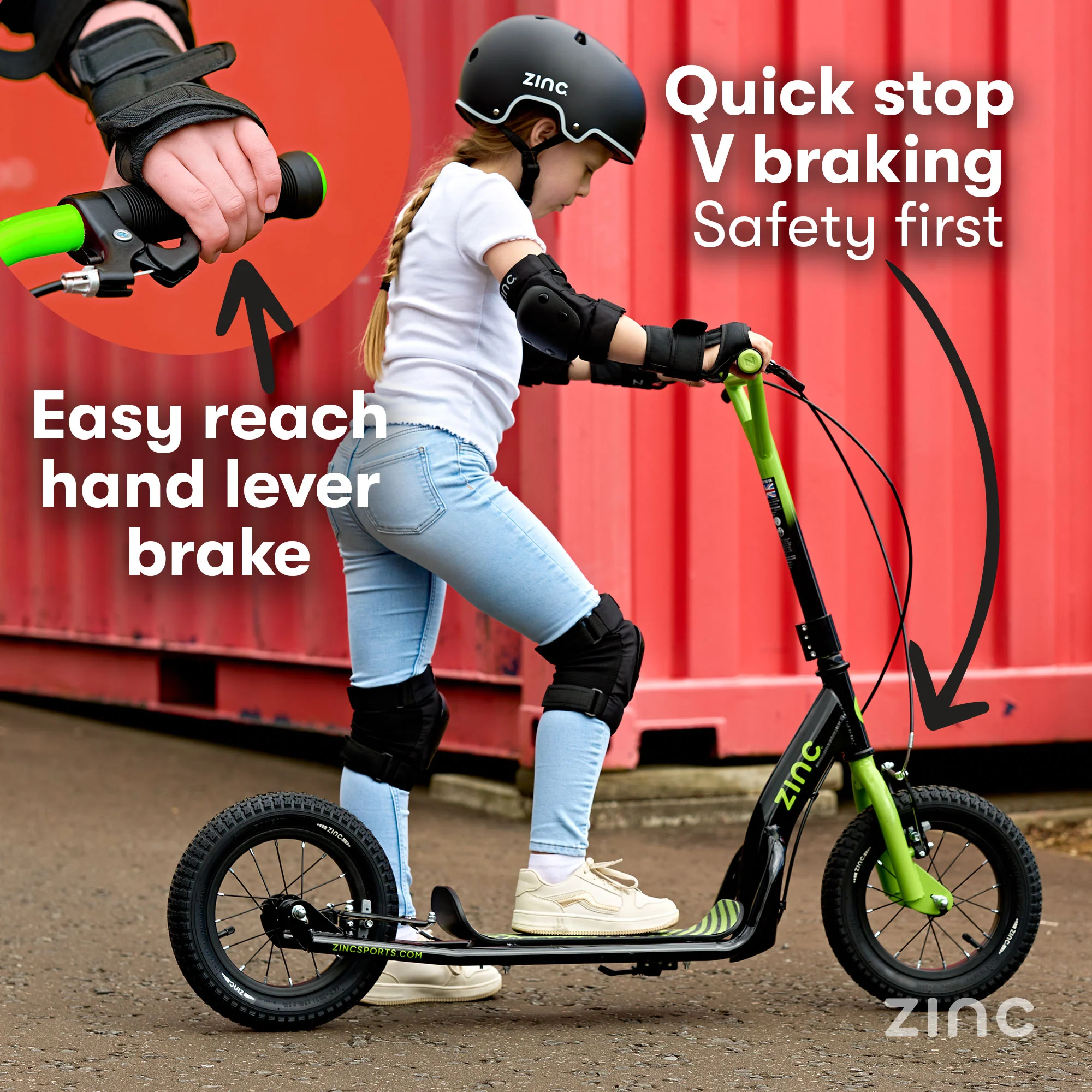 Zinc Radikal 12 Inch Big Wheel BMX Scooter - Image 14