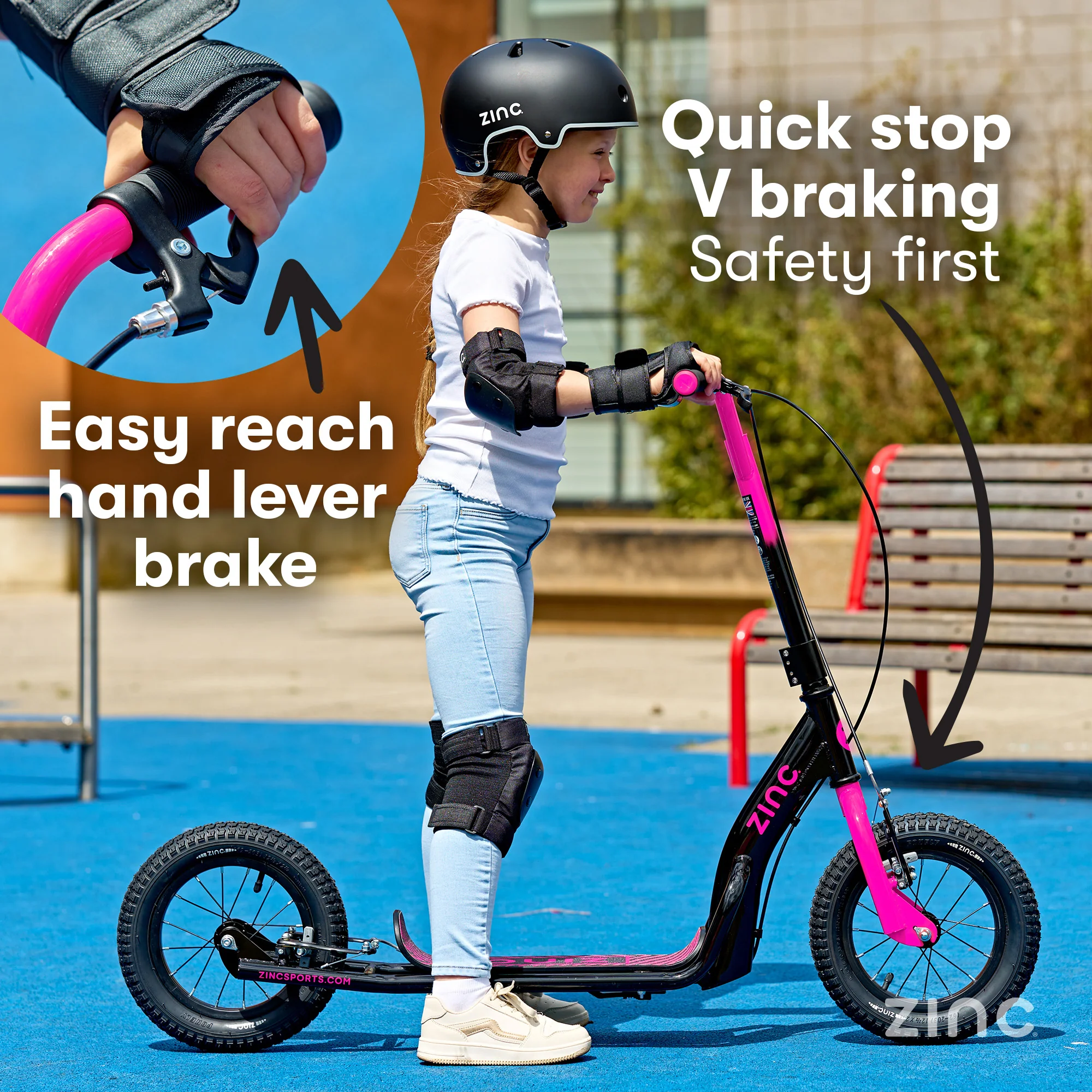Zinc Radikal 12 Inch Big Wheel BMX Scooter - Image 26