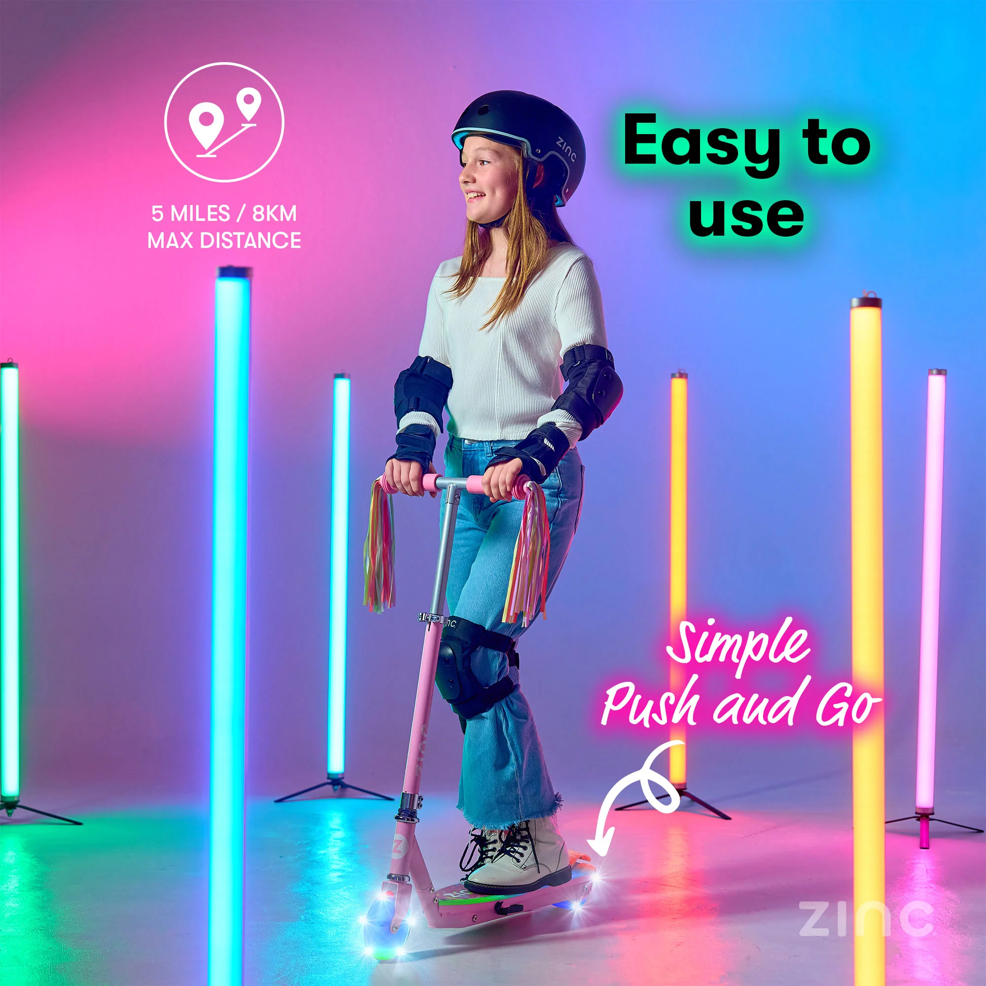 Zinc Spirit Kids Electric Scooter - Image 10