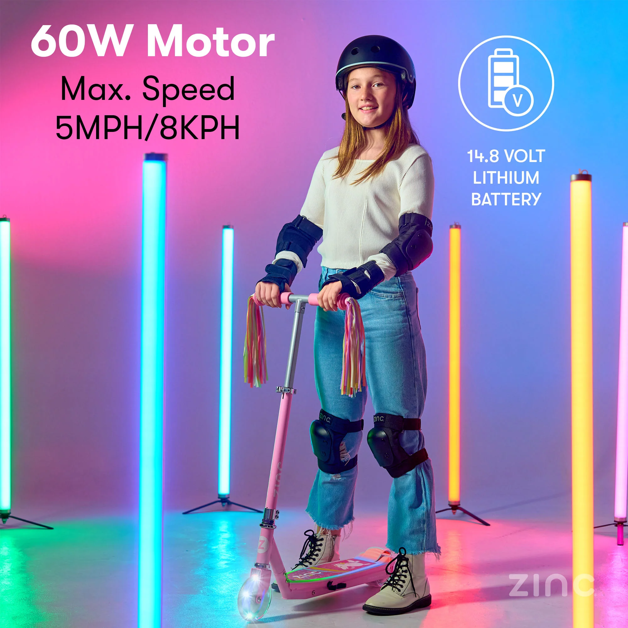 Zinc Spirit Kids Electric Scooter - Image 12