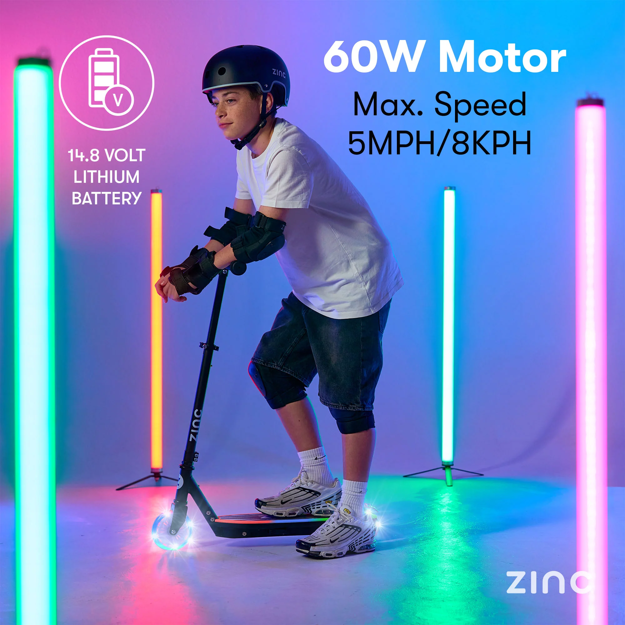 Zinc Spirit Kids Electric Scooter - Image 7