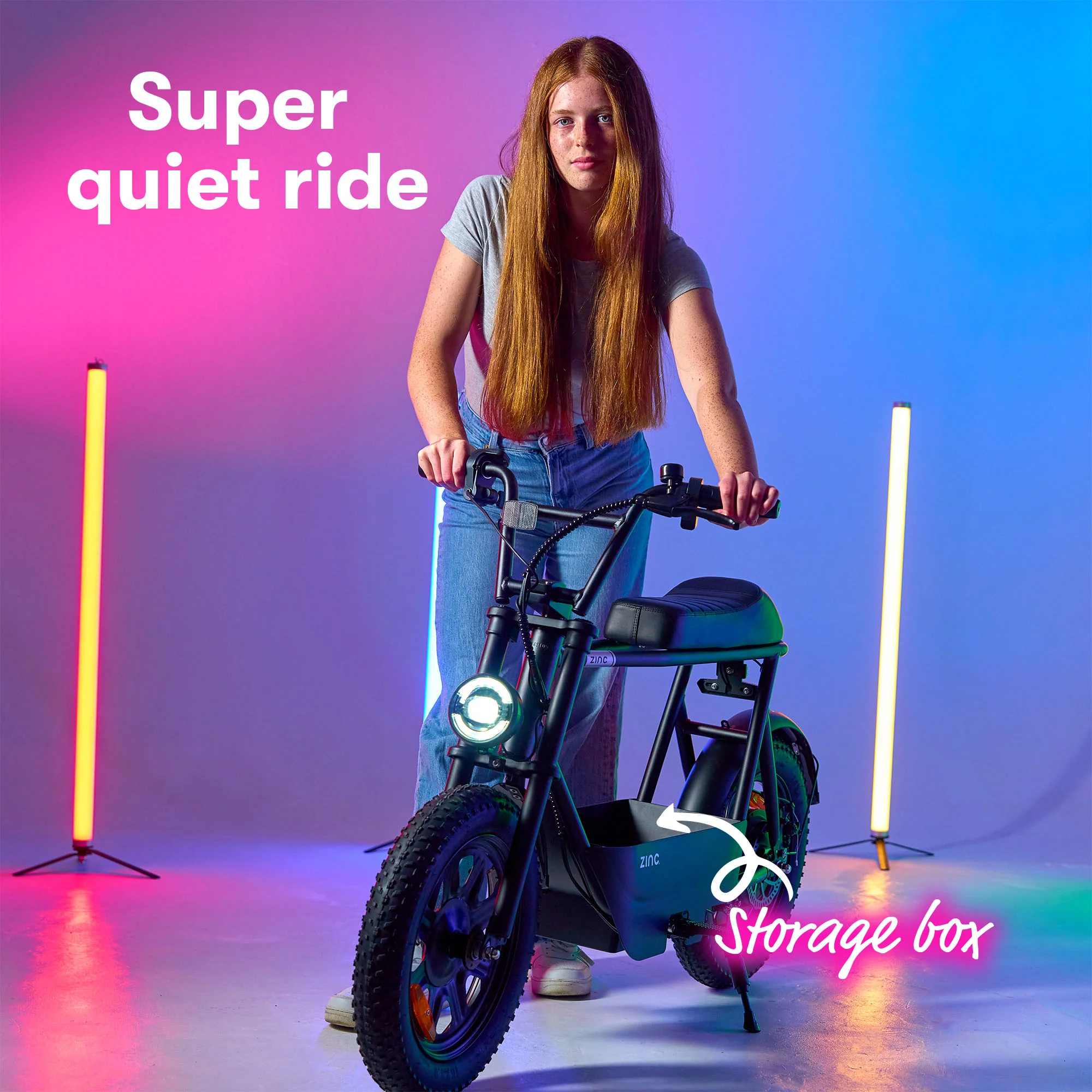 Zinc Sprintr 350W 16inch Fat Tyre Electric Seated Scooter Ride on - Image 7