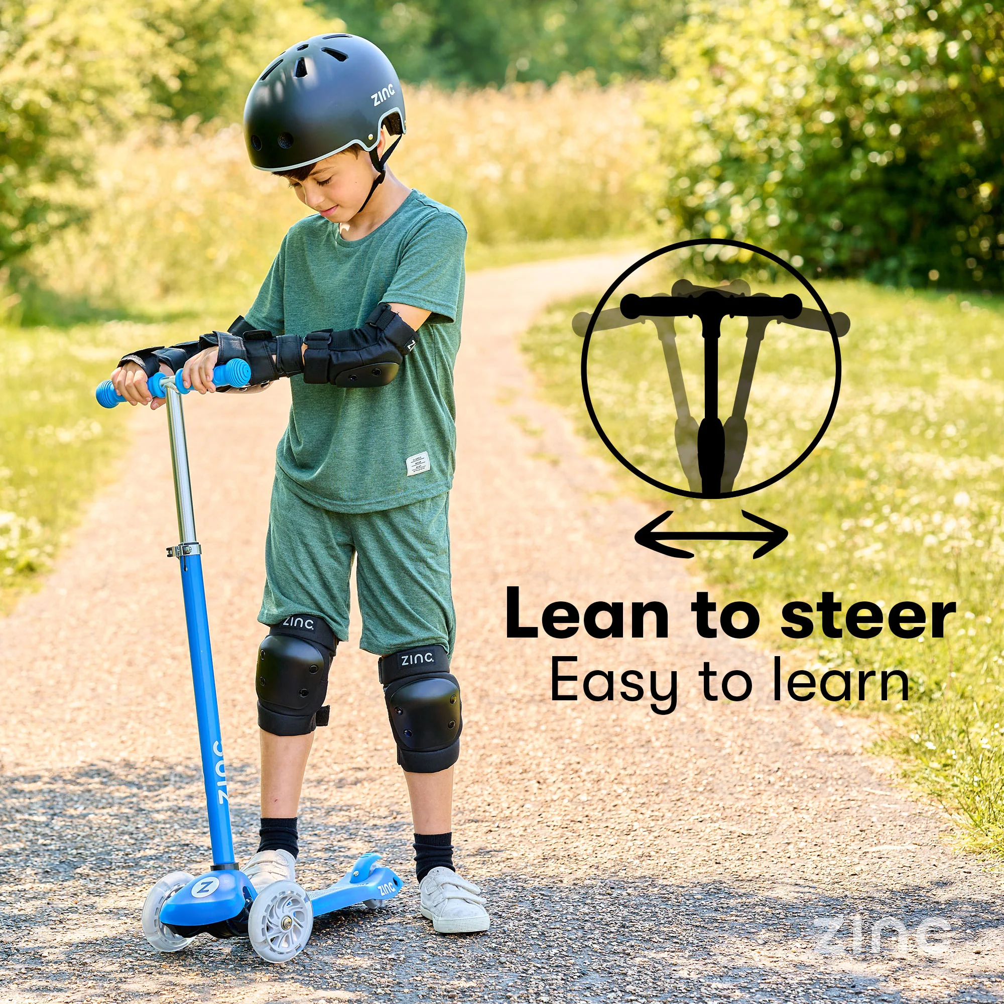 Zinc Superstar Non Folding Scooter with Light Up Deck and Light Up Wheels - Image 15
