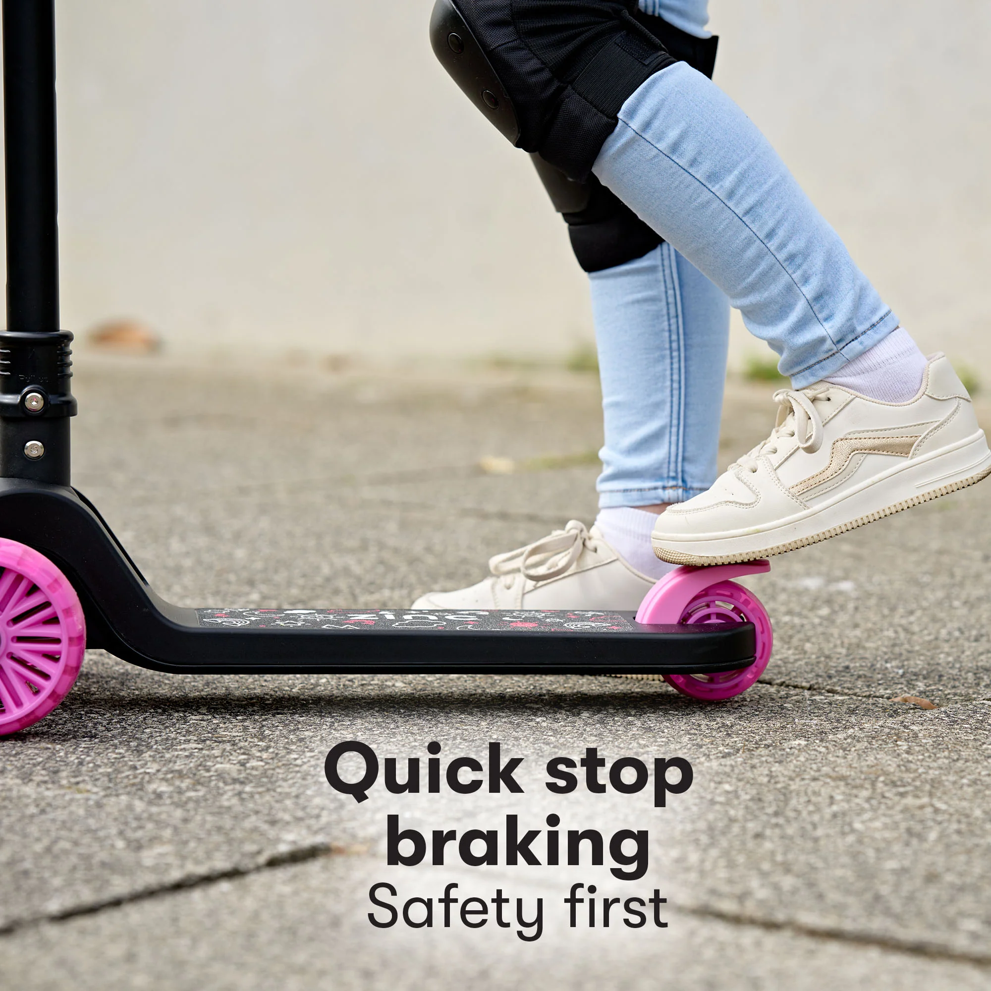 Zinc Three Wheeled Folding T-Motion Shine Scooter - Image 4
