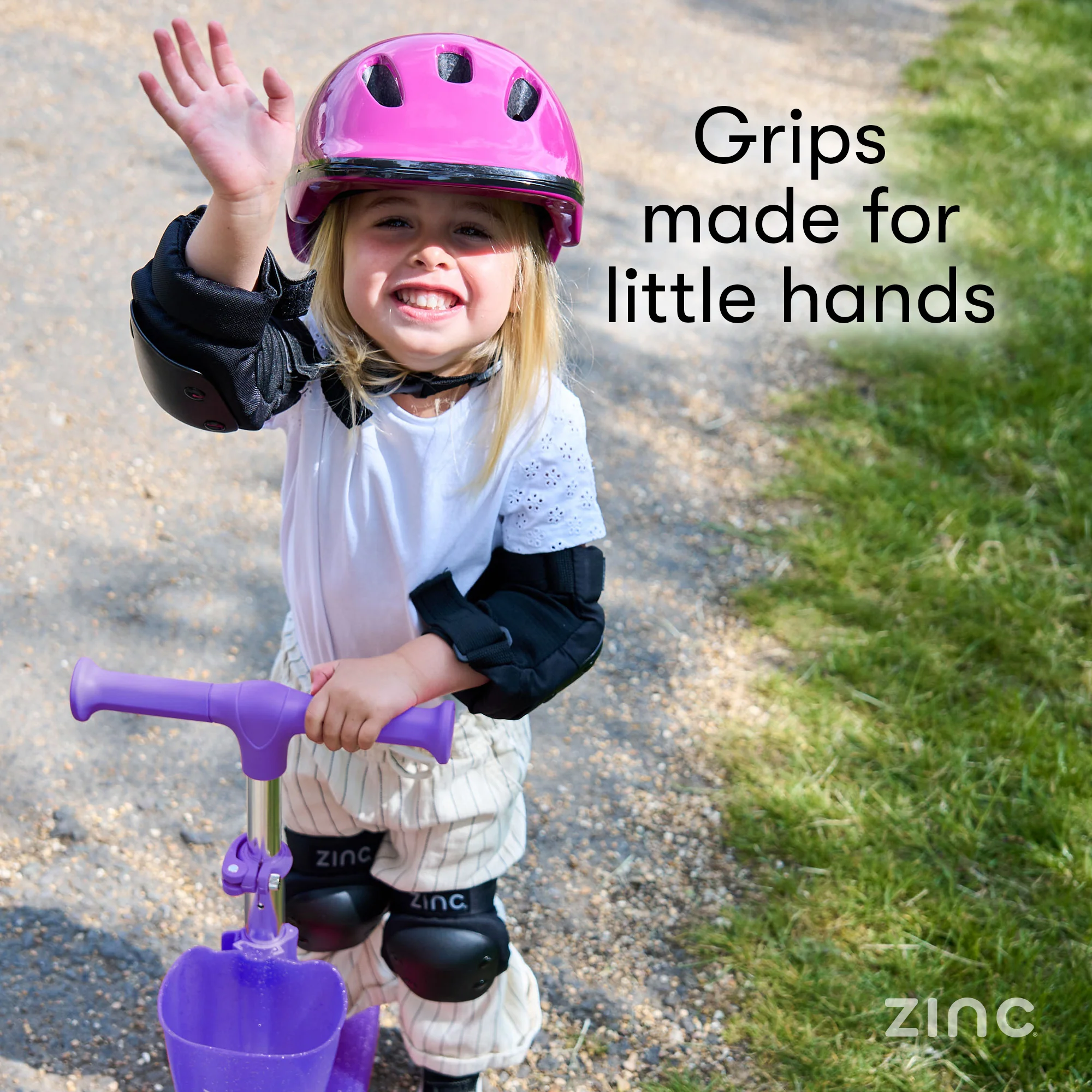 Zinc Three Wheel Jelly Glitter Folding Scooter - Image 5