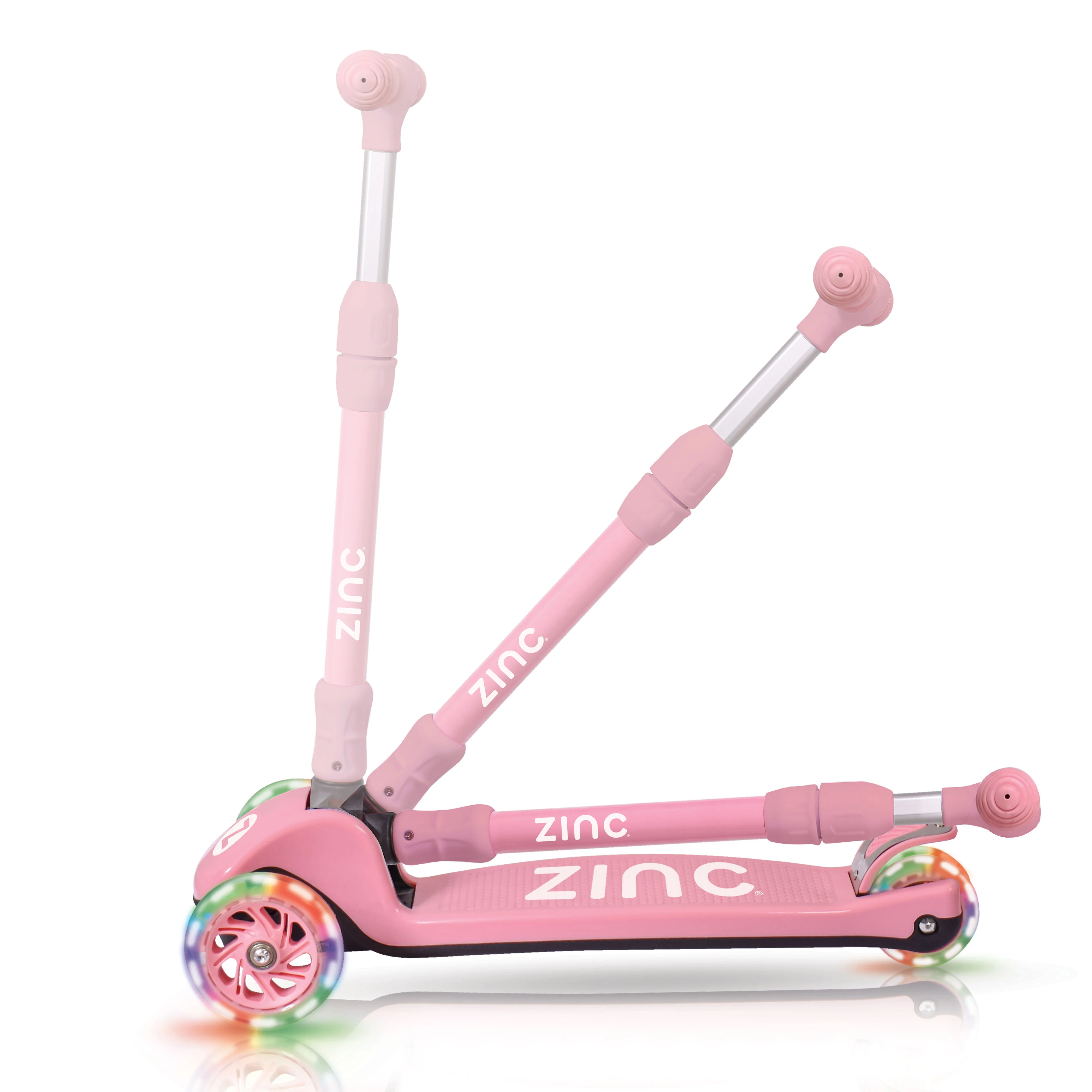 Zinc T-motion Three Wheeled Folding Light Up Scooter - Image 7