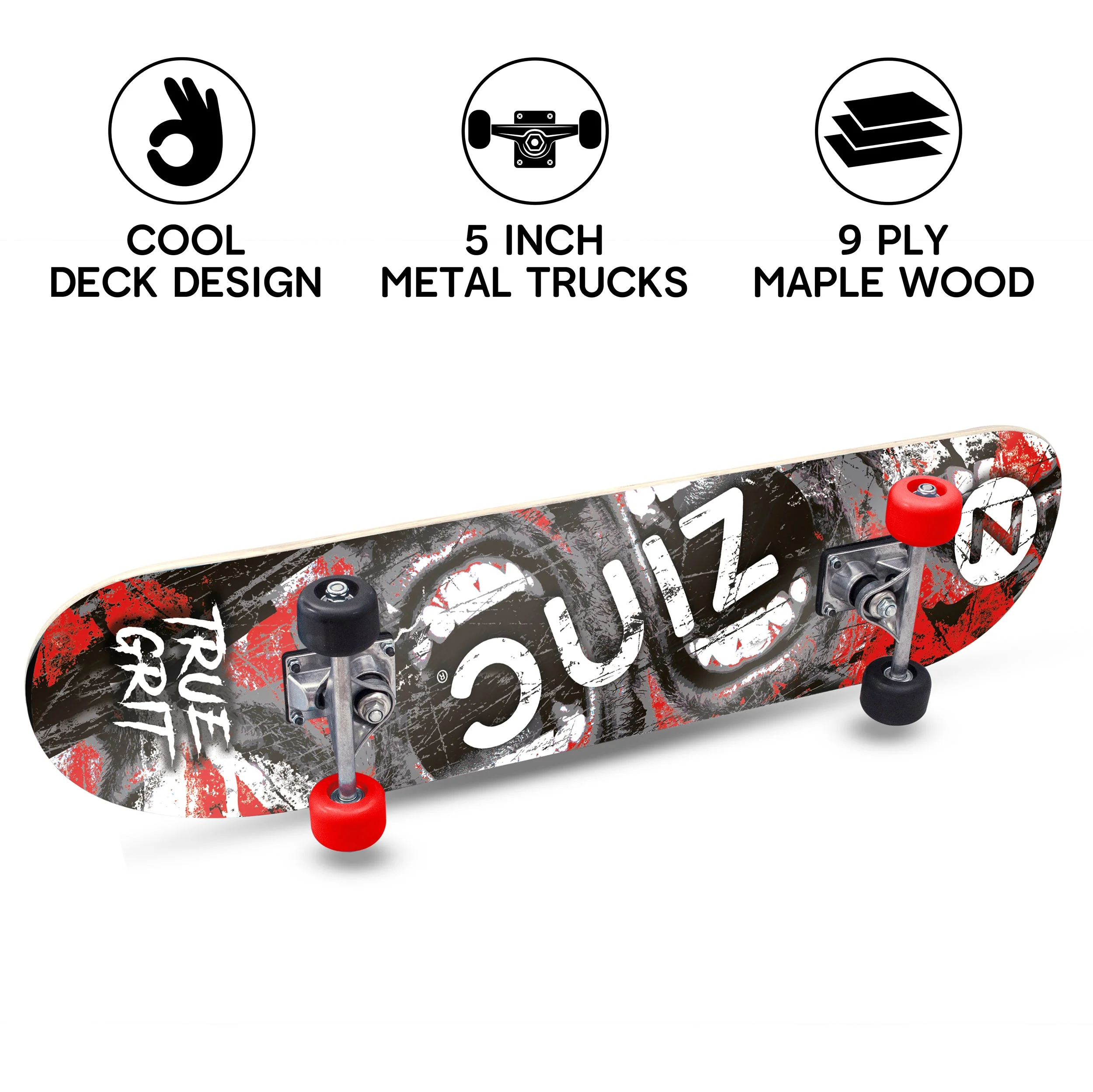 Zinc True Grit Skateboard - Image 4