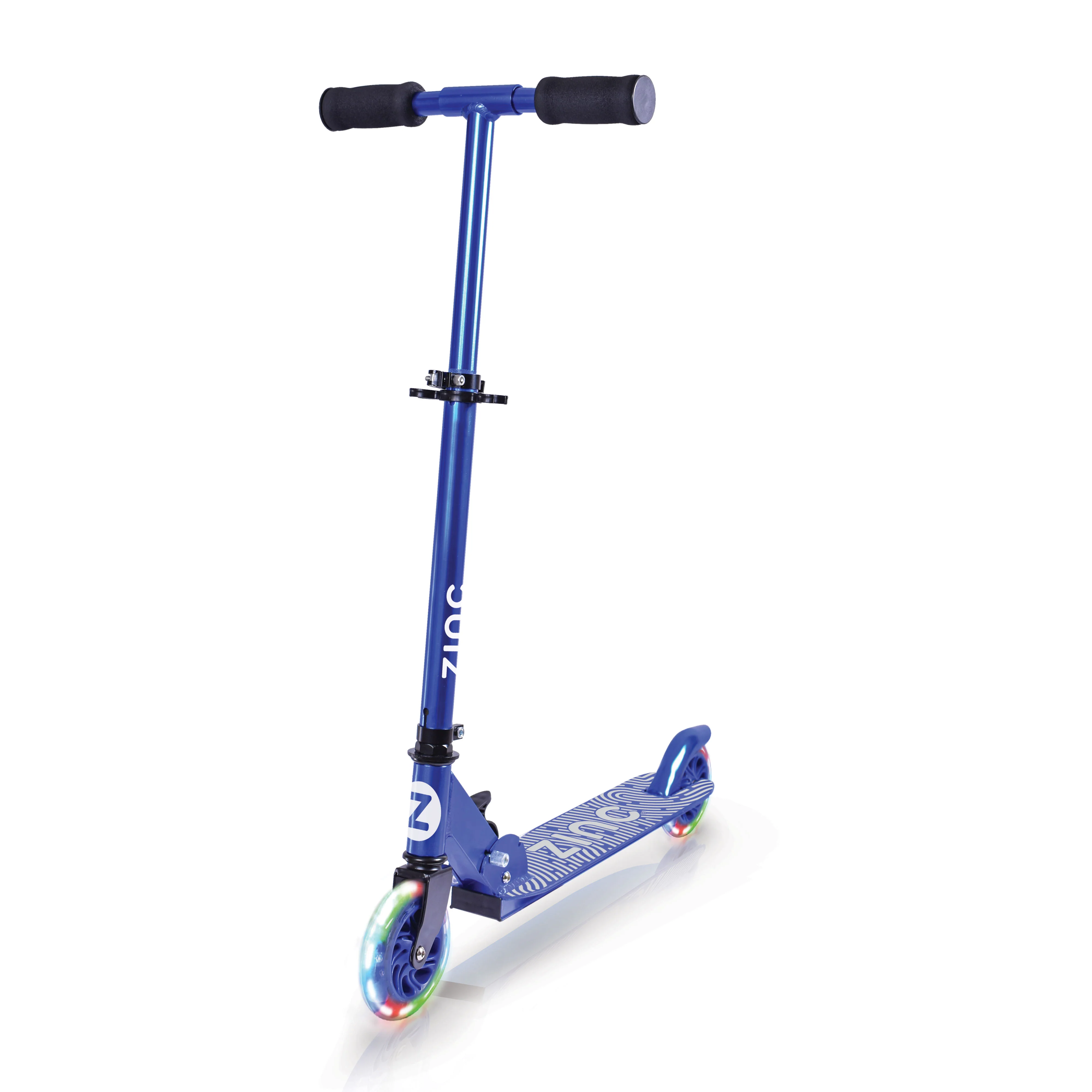 Zinc Two Wheeled Folding Light Up Identity Scooter - Image 22